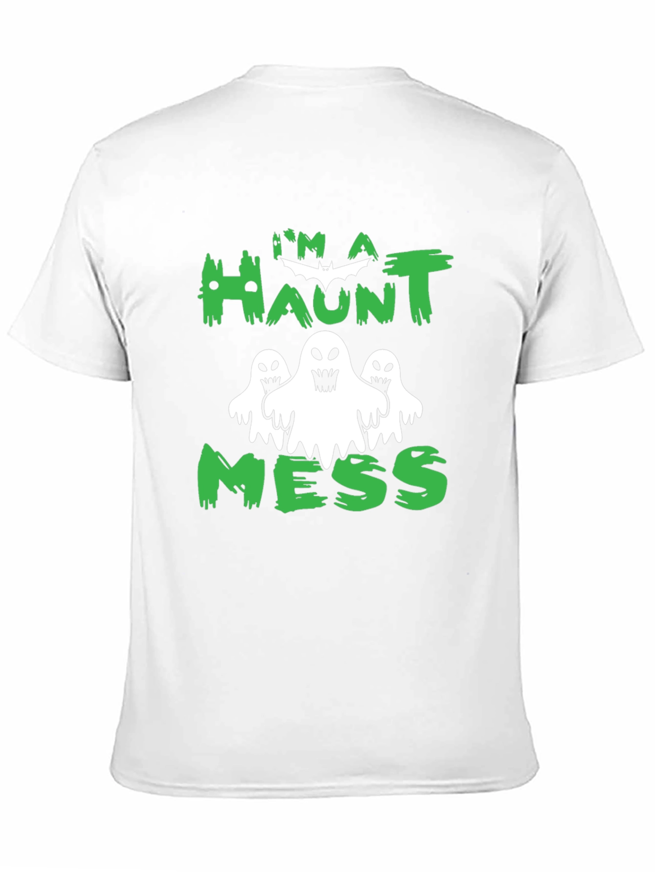 Haunt Mess Graphic Tee - Halloween T-Shirt