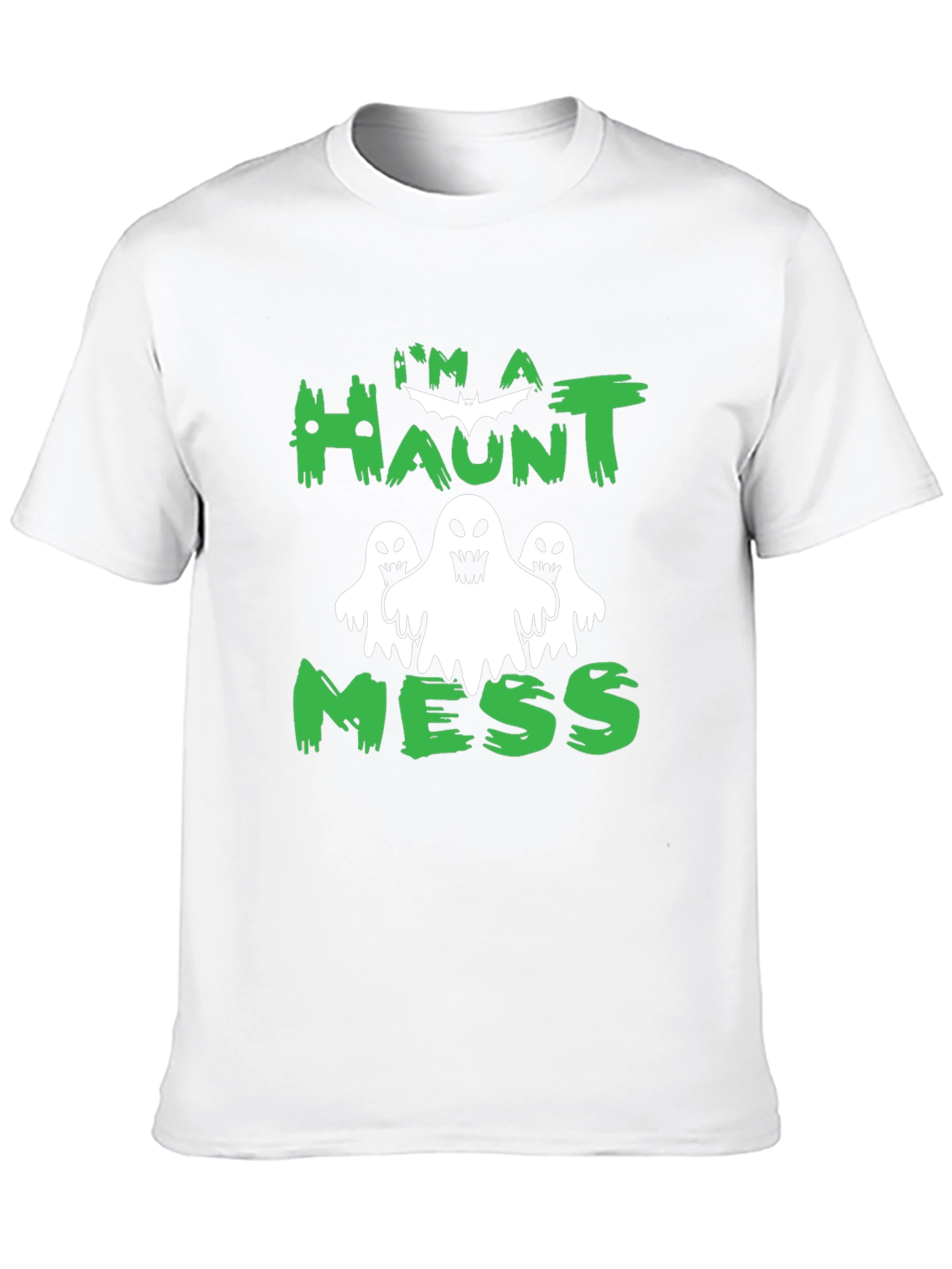 Haunt Mess Graphic Tee - Halloween T-Shirt