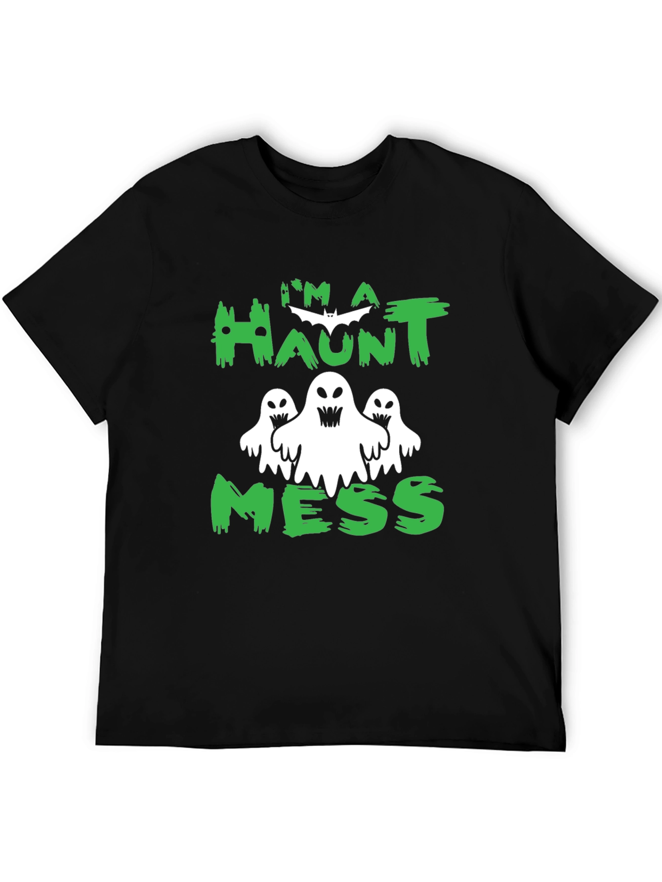 Haunt Mess Graphic Tee - Halloween T-Shirt