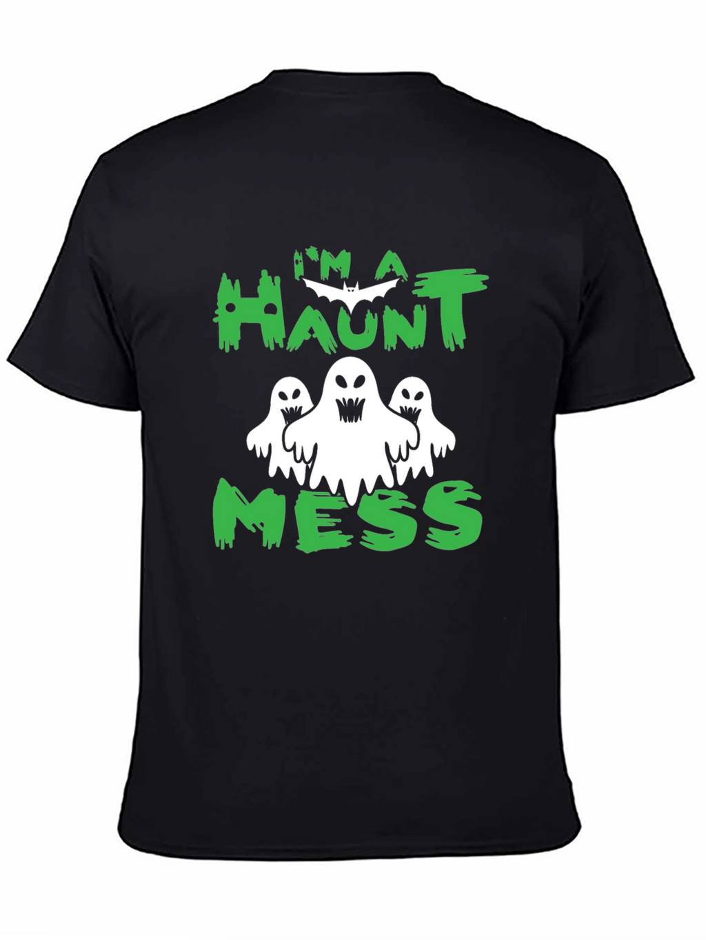 Haunt Mess Graphic Tee - Halloween T-Shirt