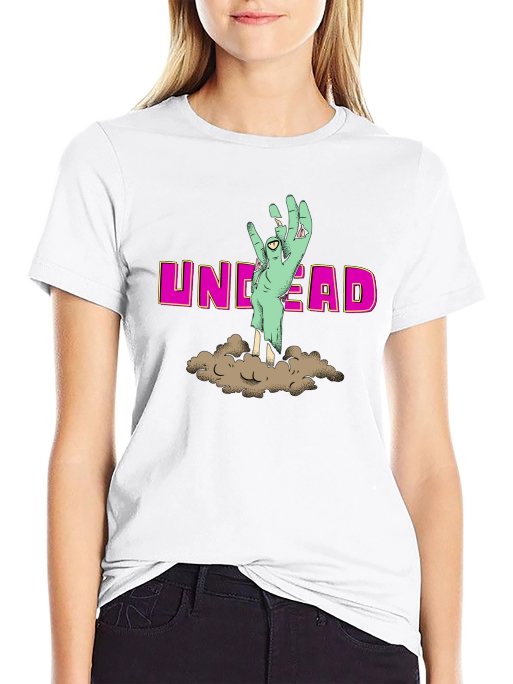 Undead Graphic Tee - Zombie Hand T-Shirt