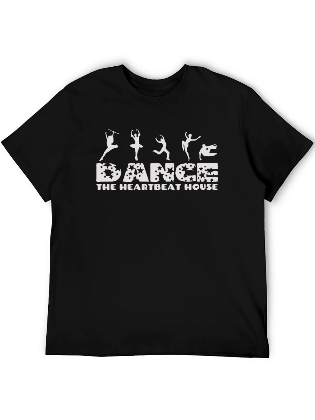 Dance The Heartbeat House Black T-Shirt