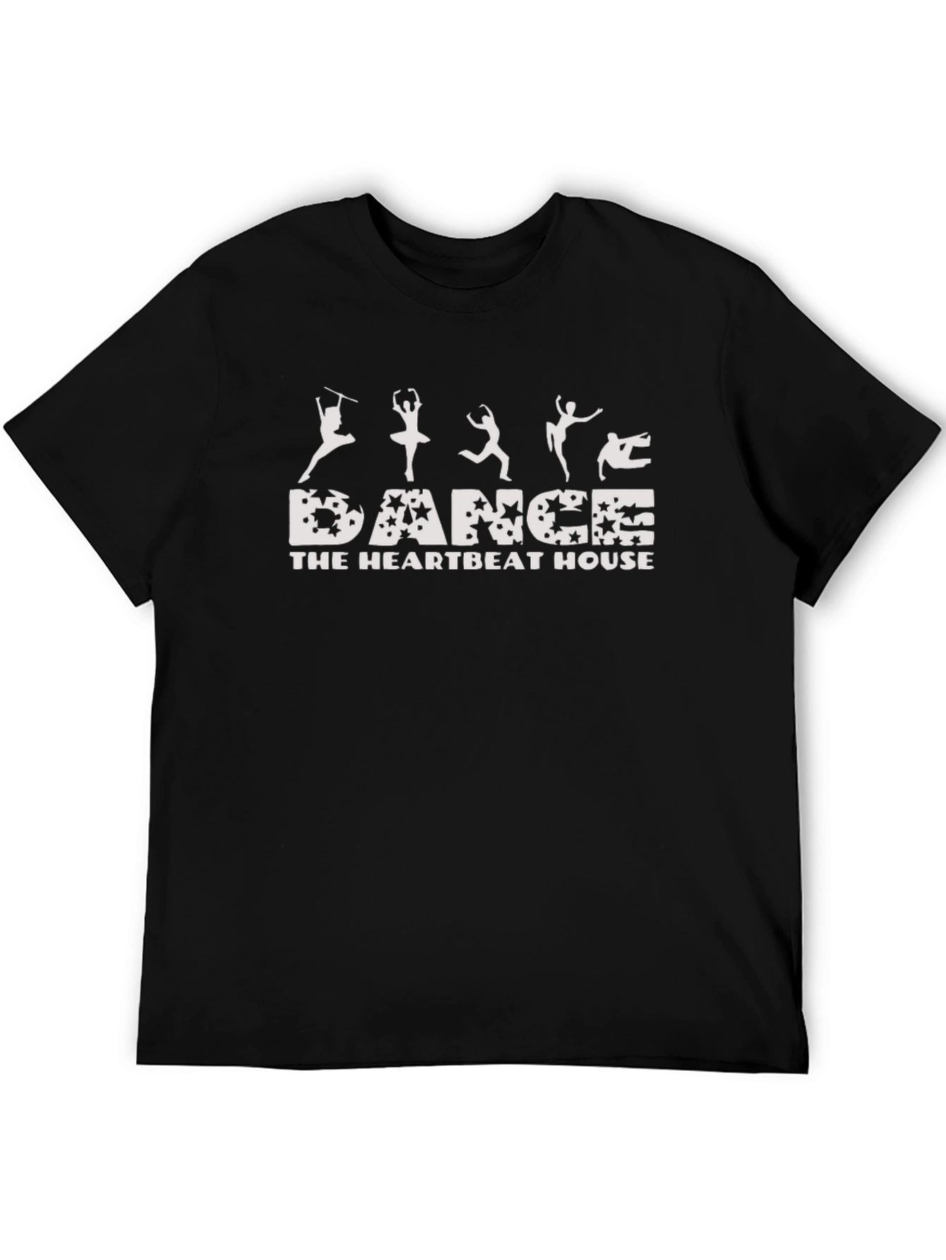 Dance The Heartbeat House Black T-Shirt