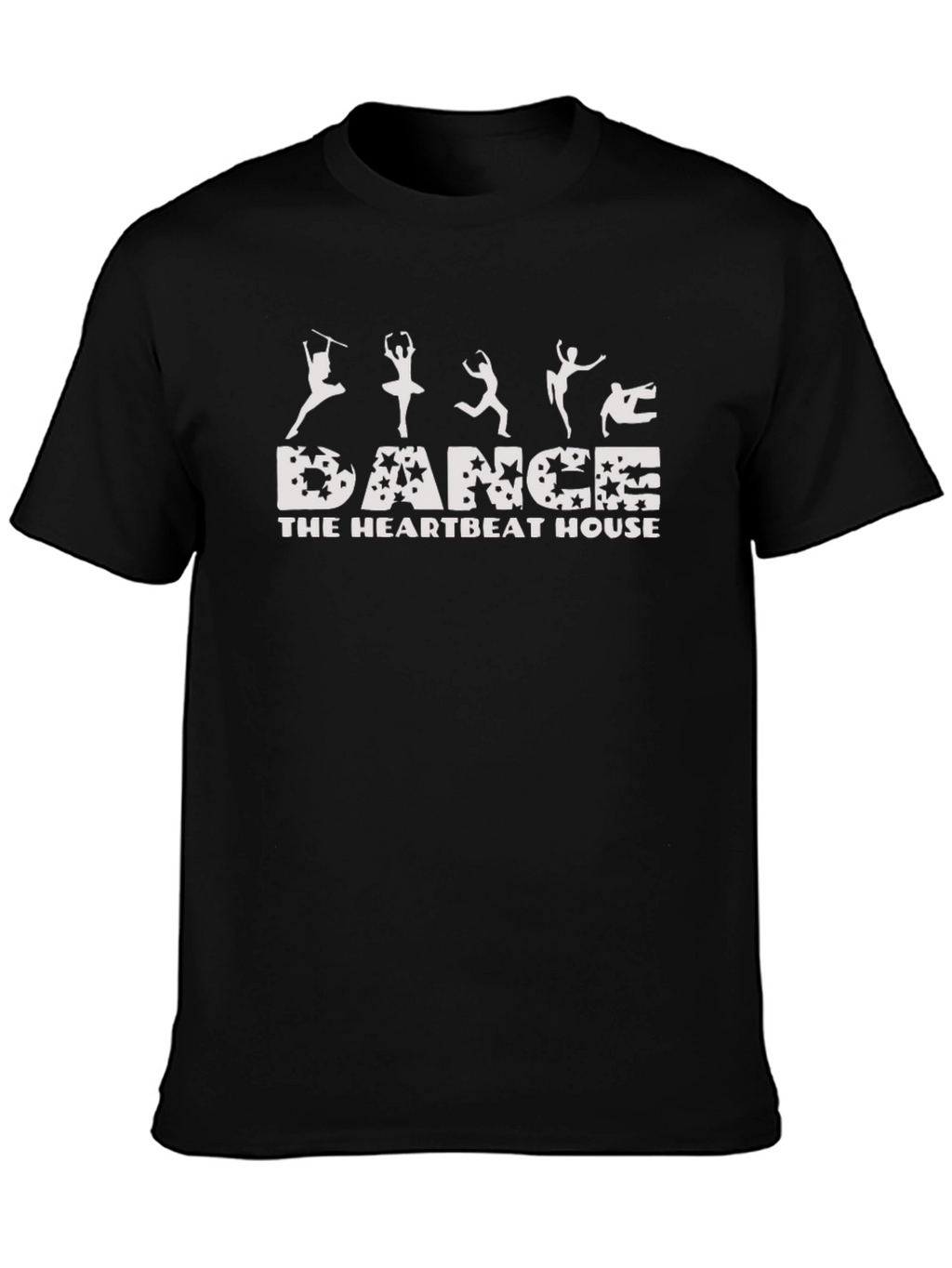 Dance The Heartbeat House Black T-Shirt