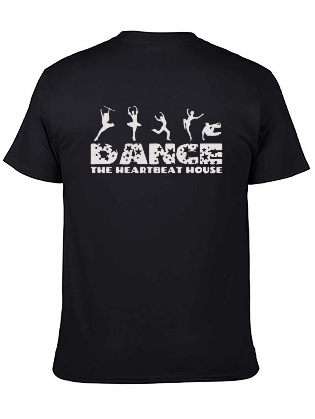 Dance The Heartbeat House Black T-Shirt