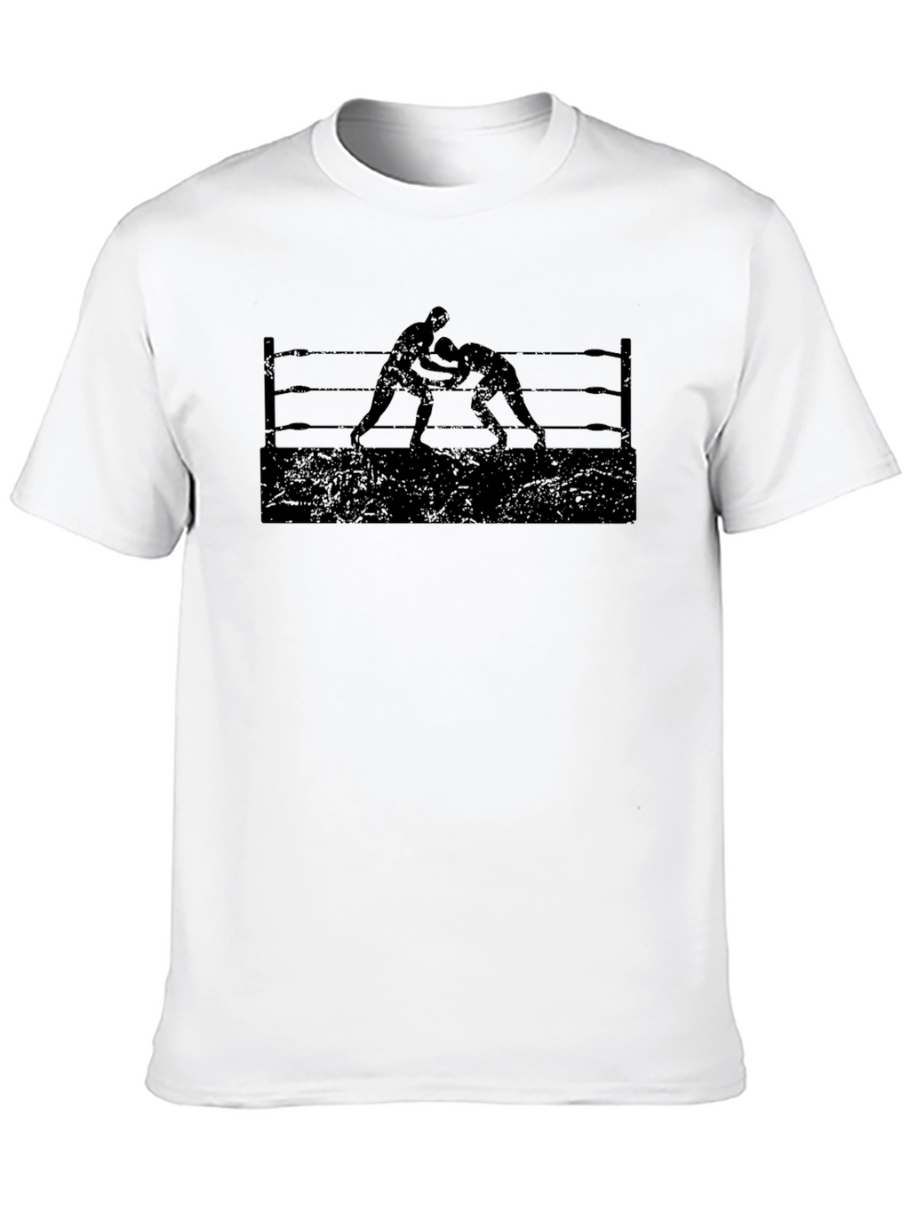 Wrestling Ring Black Graphic Tee