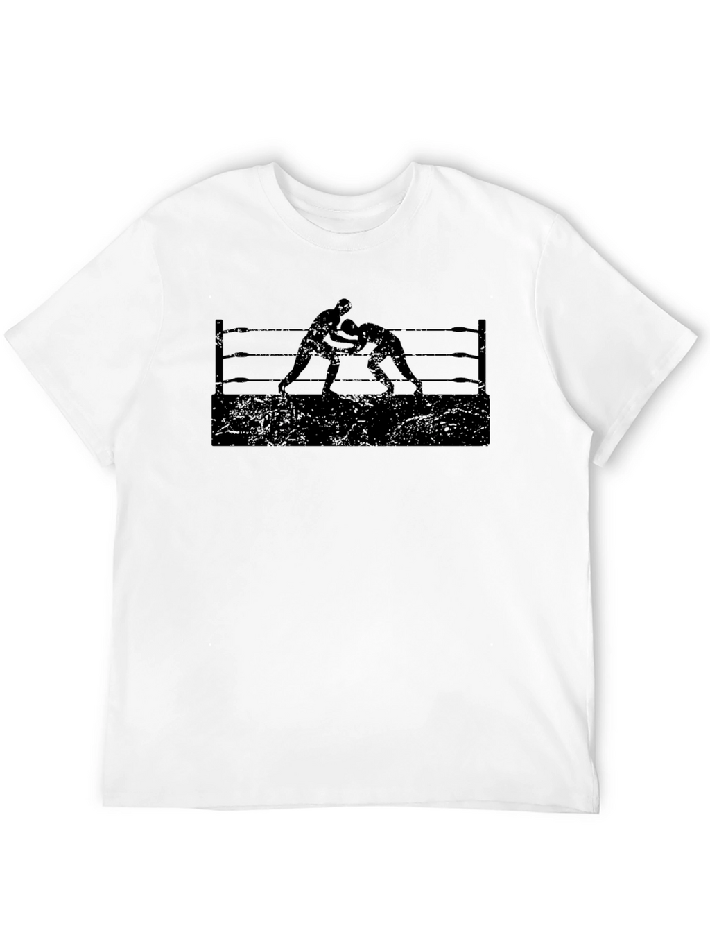 Wrestling Ring Black Graphic Tee