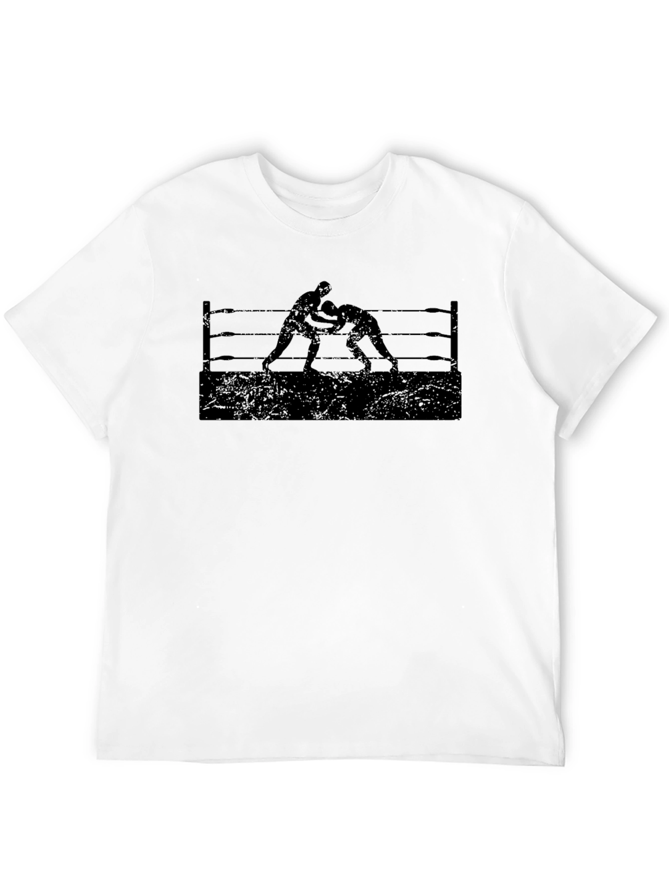 Wrestling Ring Black Graphic Tee