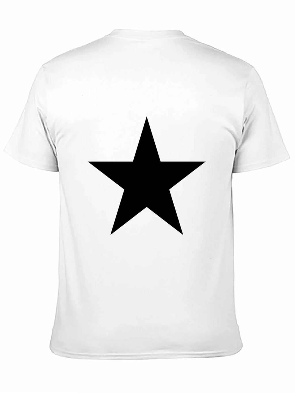 Black Star Graphic Tee - Mens Casual Shirt