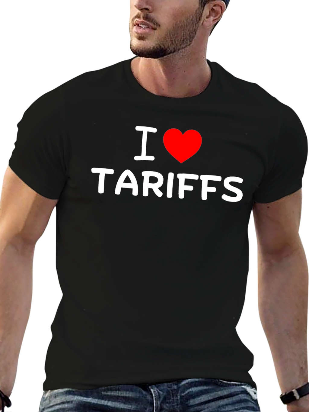 I Heart Tariffs T-Shirt - Bold Political Statement