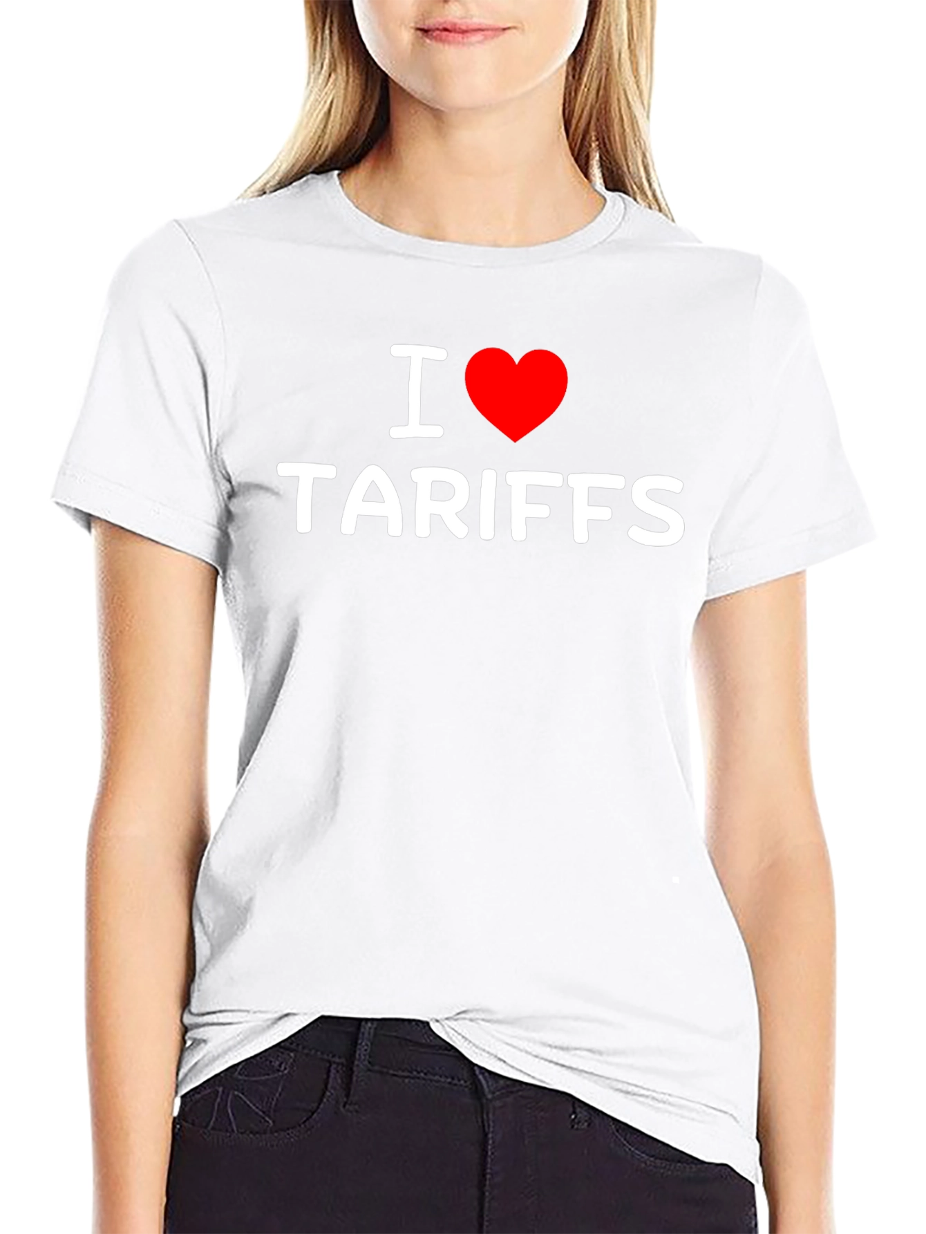 I Heart Tariffs T-Shirt - Bold Political Statement