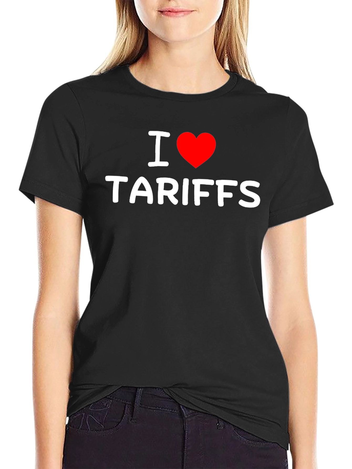 I Heart Tariffs T-Shirt - Bold Political Statement