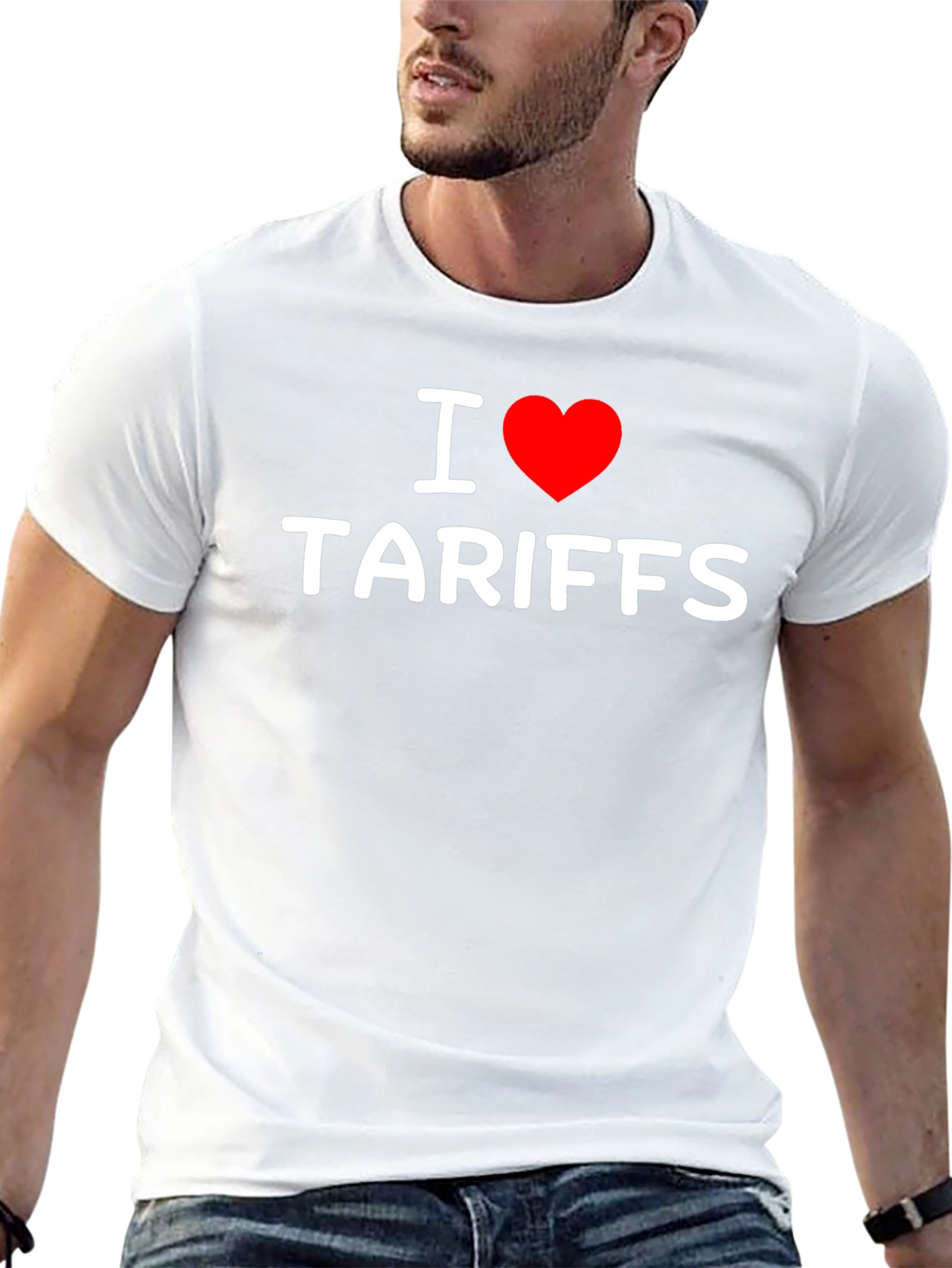 I Heart Tariffs T-Shirt - Bold Political Statement