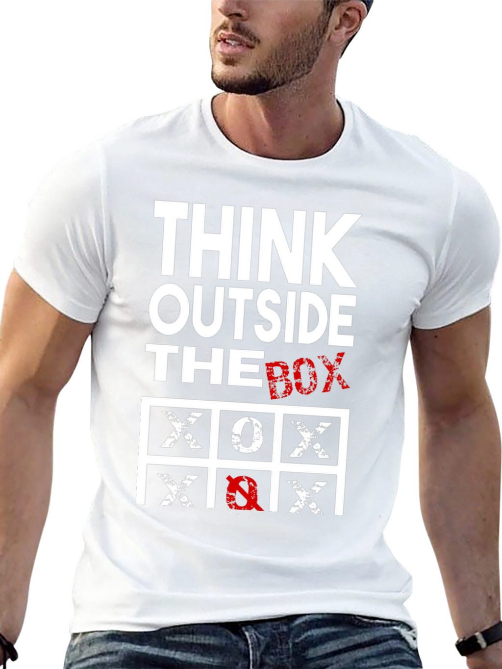 Think Outside the Box Graphic Tee