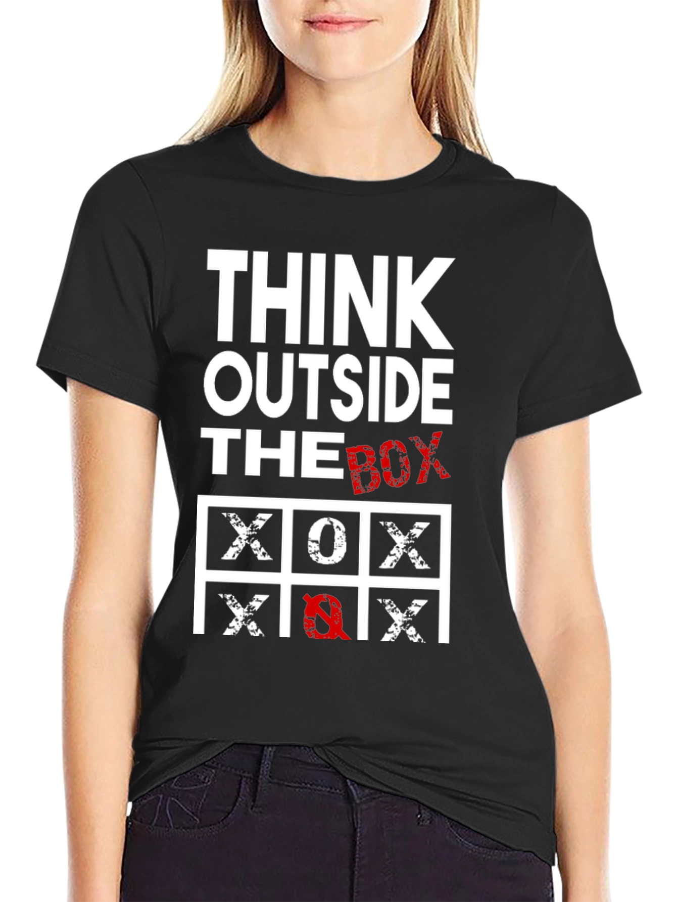 Think Outside the Box Graphic Tee