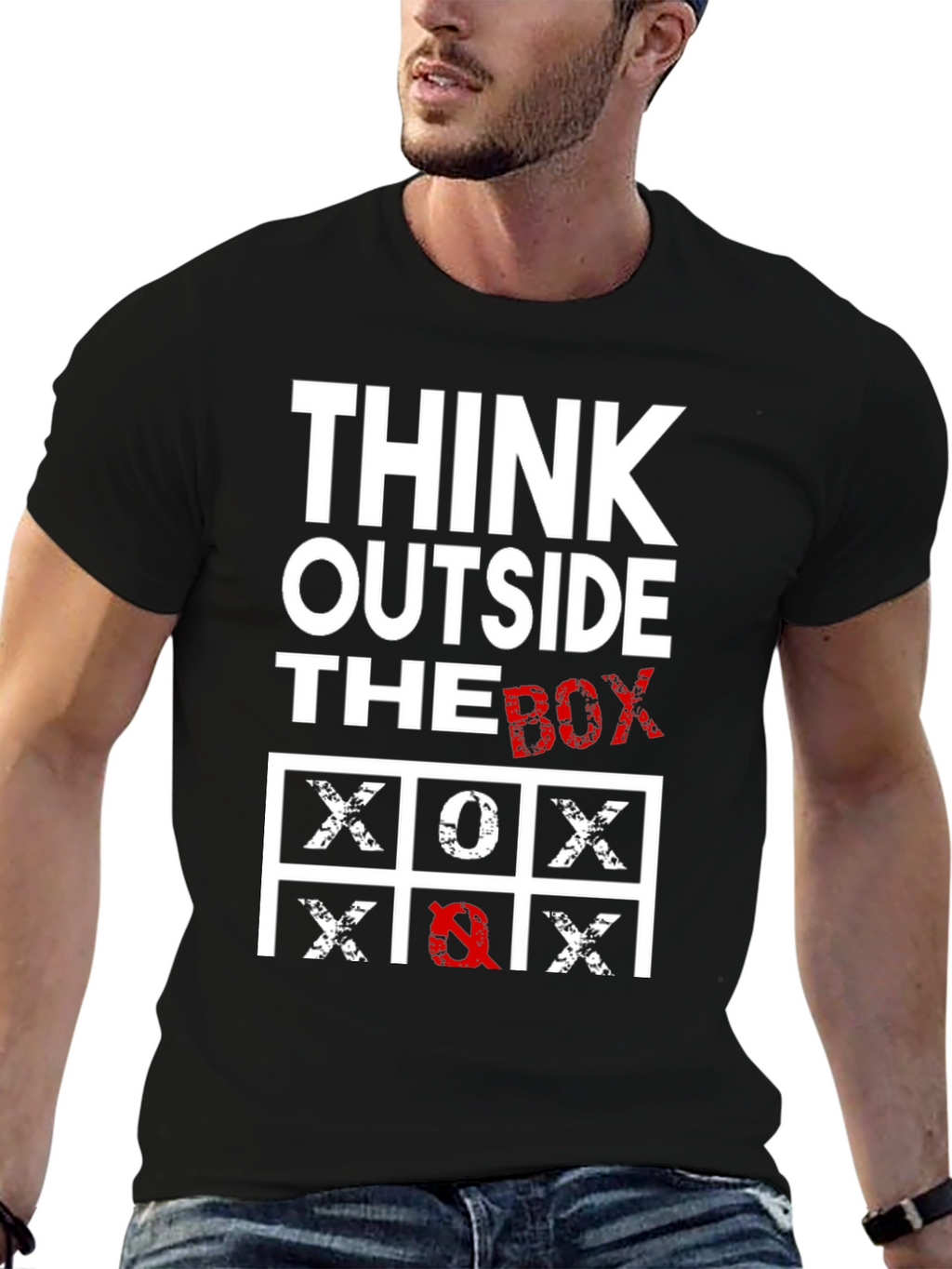 Think Outside the Box Graphic Tee