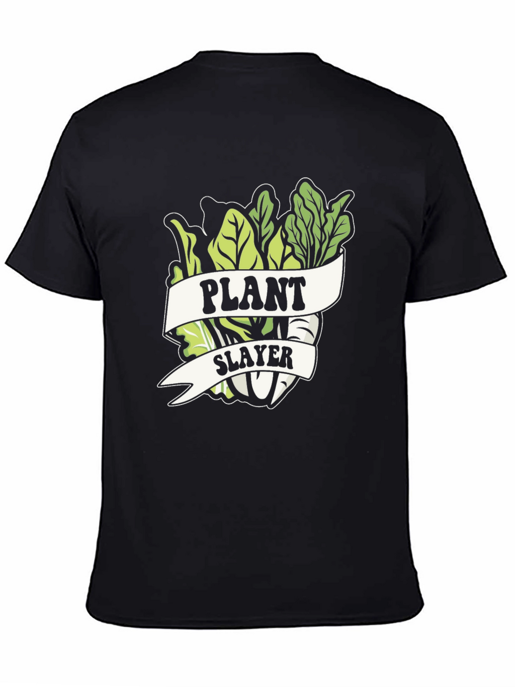 Plant Slayer Graphic T-Shirt - Vegetarian Humor Tee