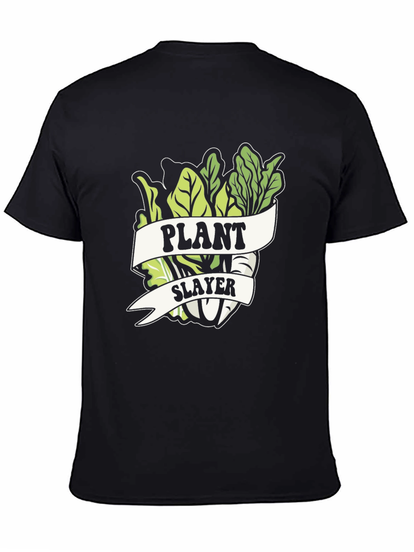 Plant Slayer Graphic T-Shirt - Vegetarian Humor Tee