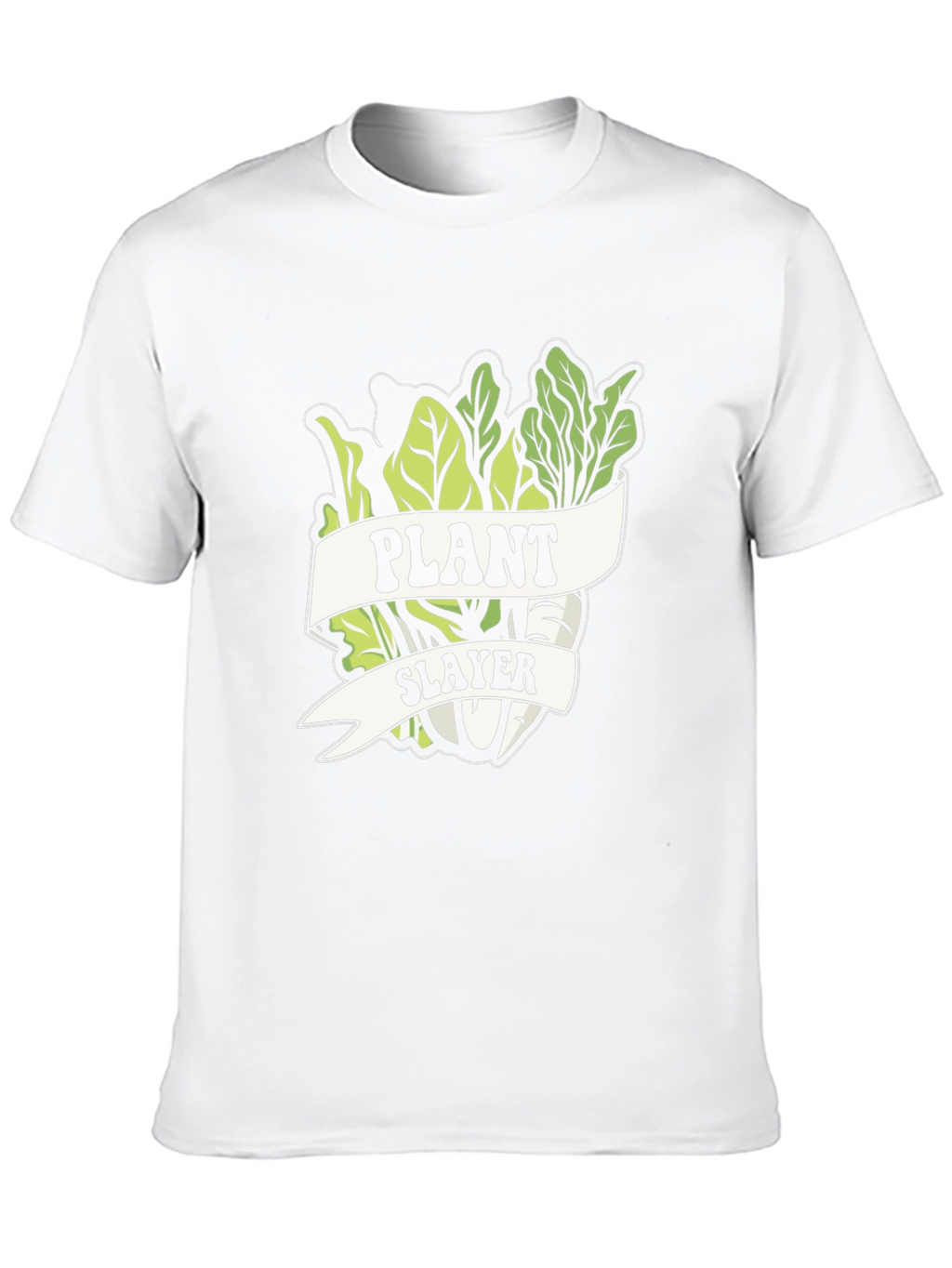 Plant Slayer Graphic T-Shirt - Vegetarian Humor Tee
