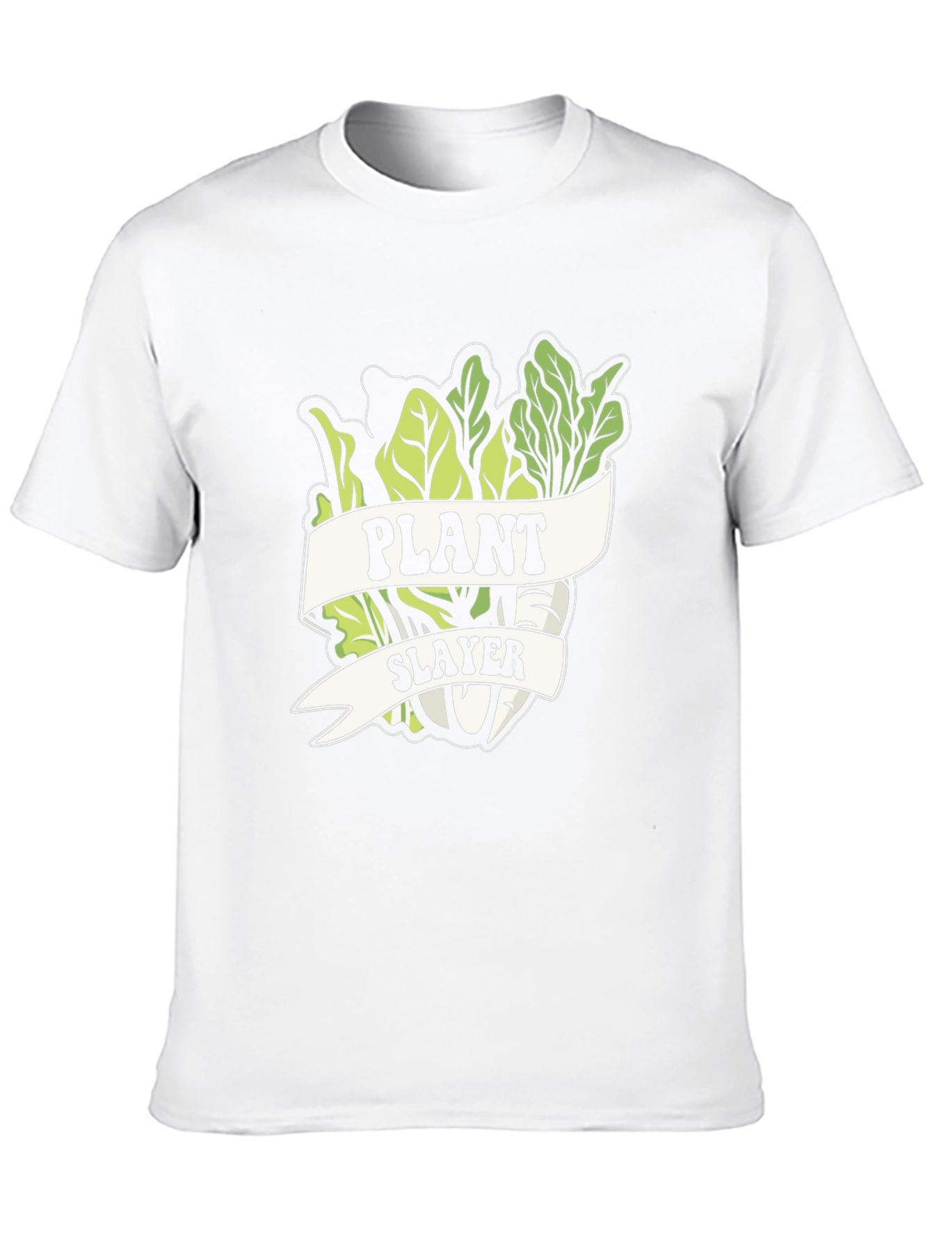 Plant Slayer Graphic T-Shirt - Vegetarian Humor Tee
