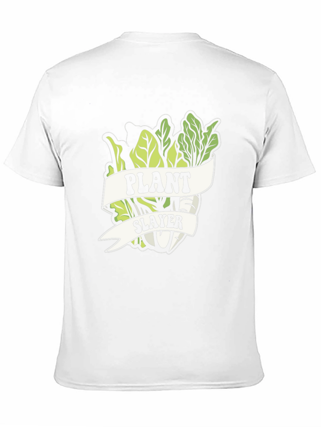 Plant Slayer Graphic T-Shirt - Vegetarian Humor Tee