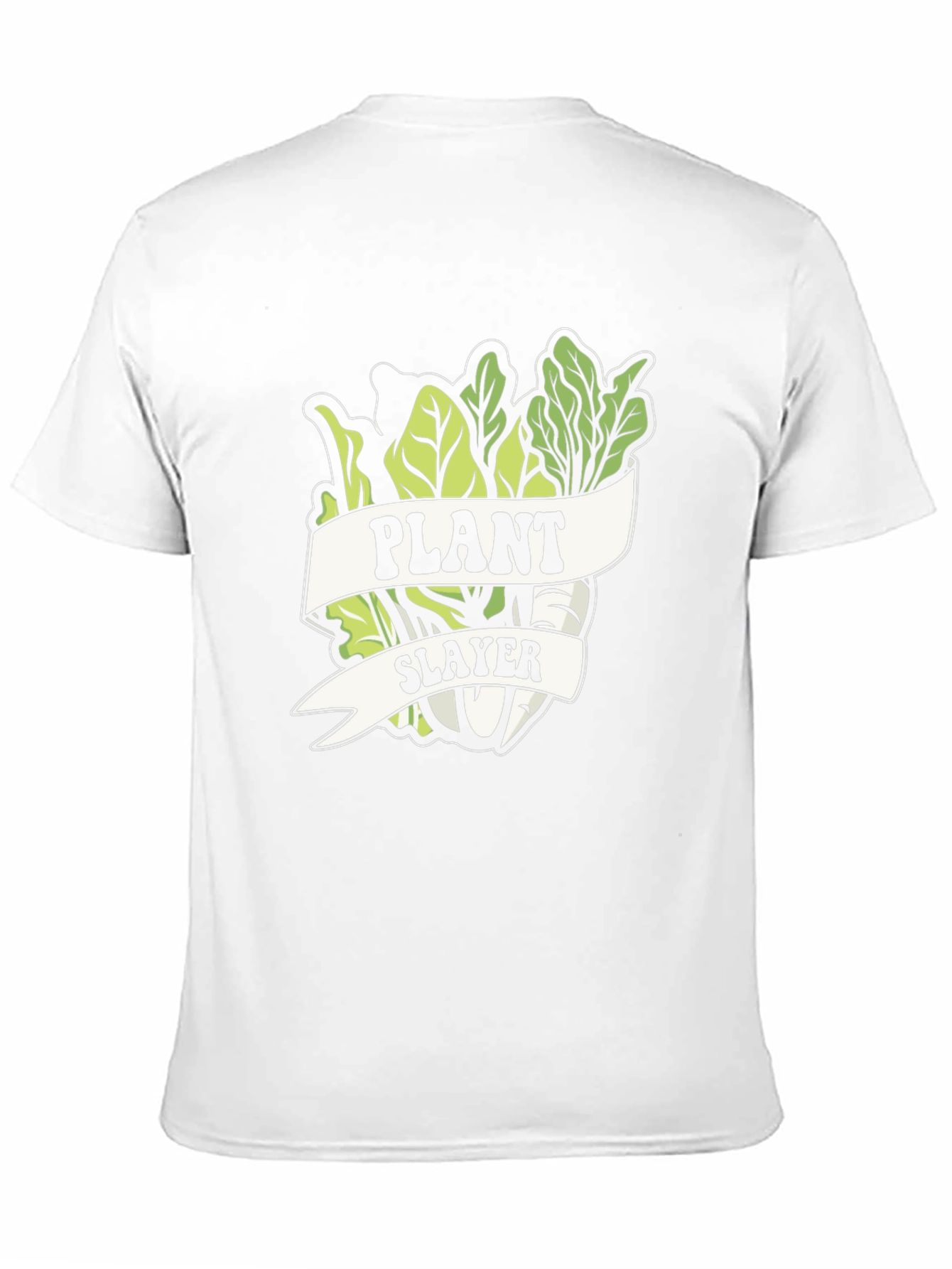 Plant Slayer Graphic T-Shirt - Vegetarian Humor Tee