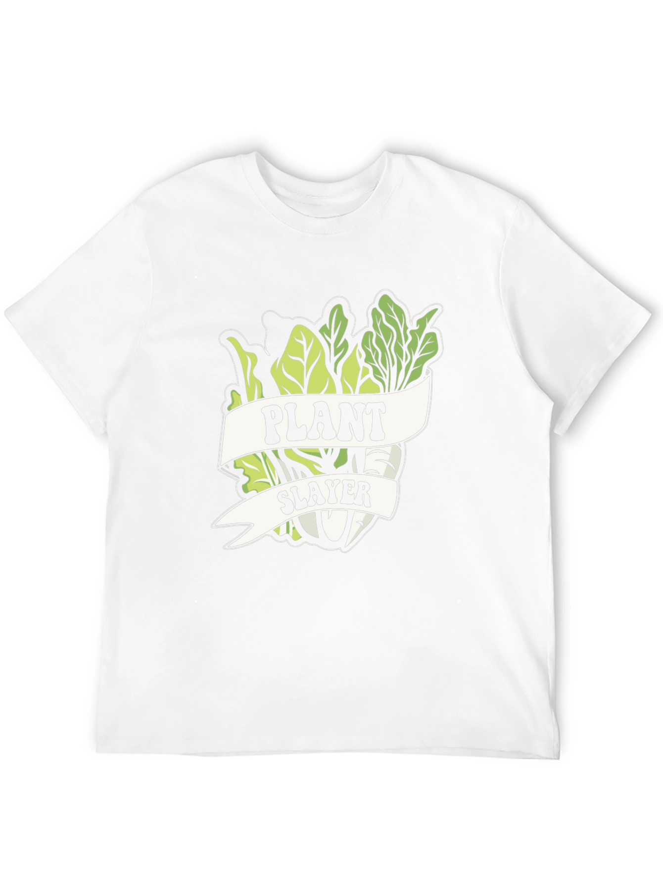 Plant Slayer Graphic T-Shirt - Vegetarian Humor Tee