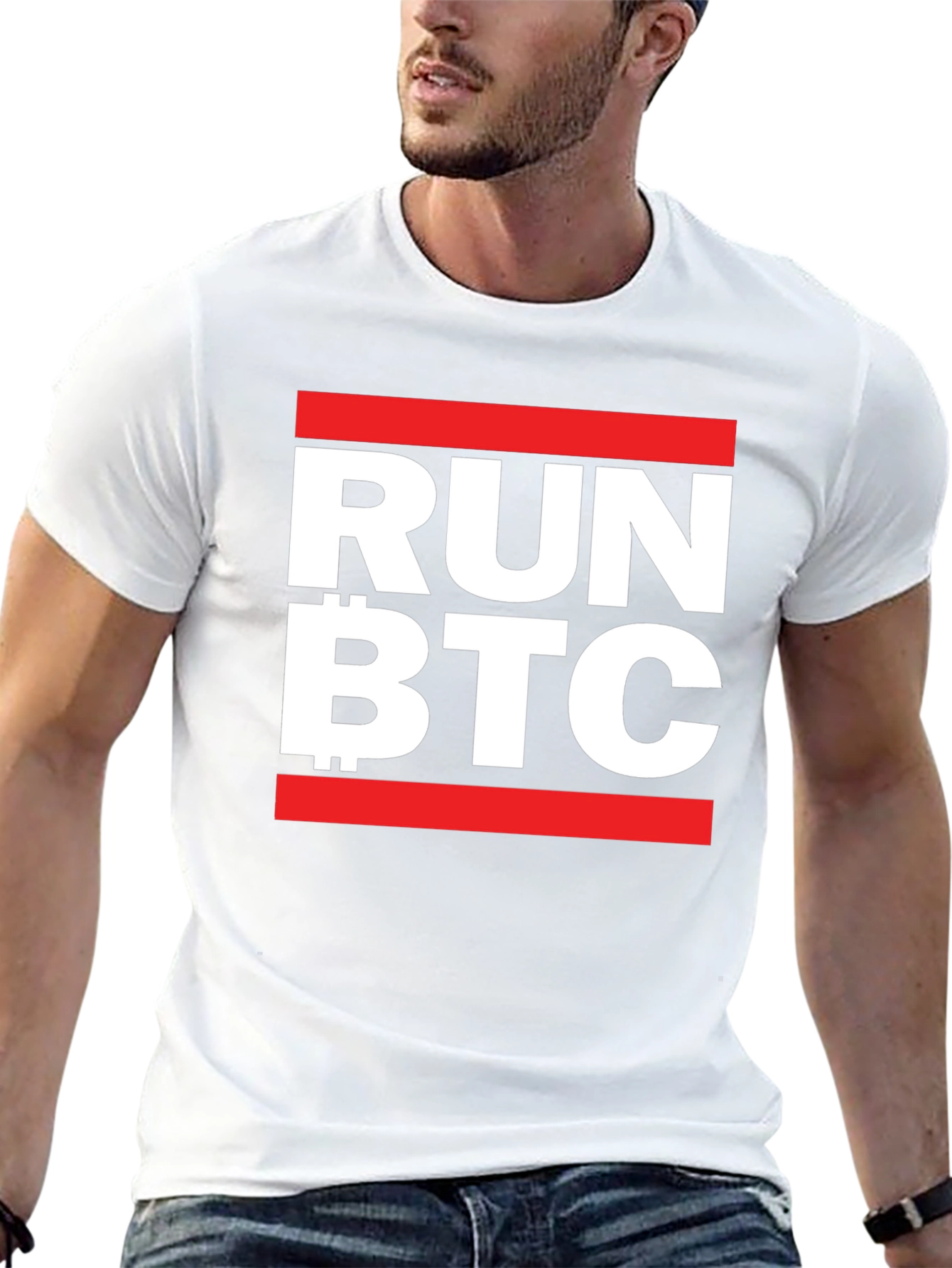 Run BTC T-Shirt - Crypto Inspired Fashion