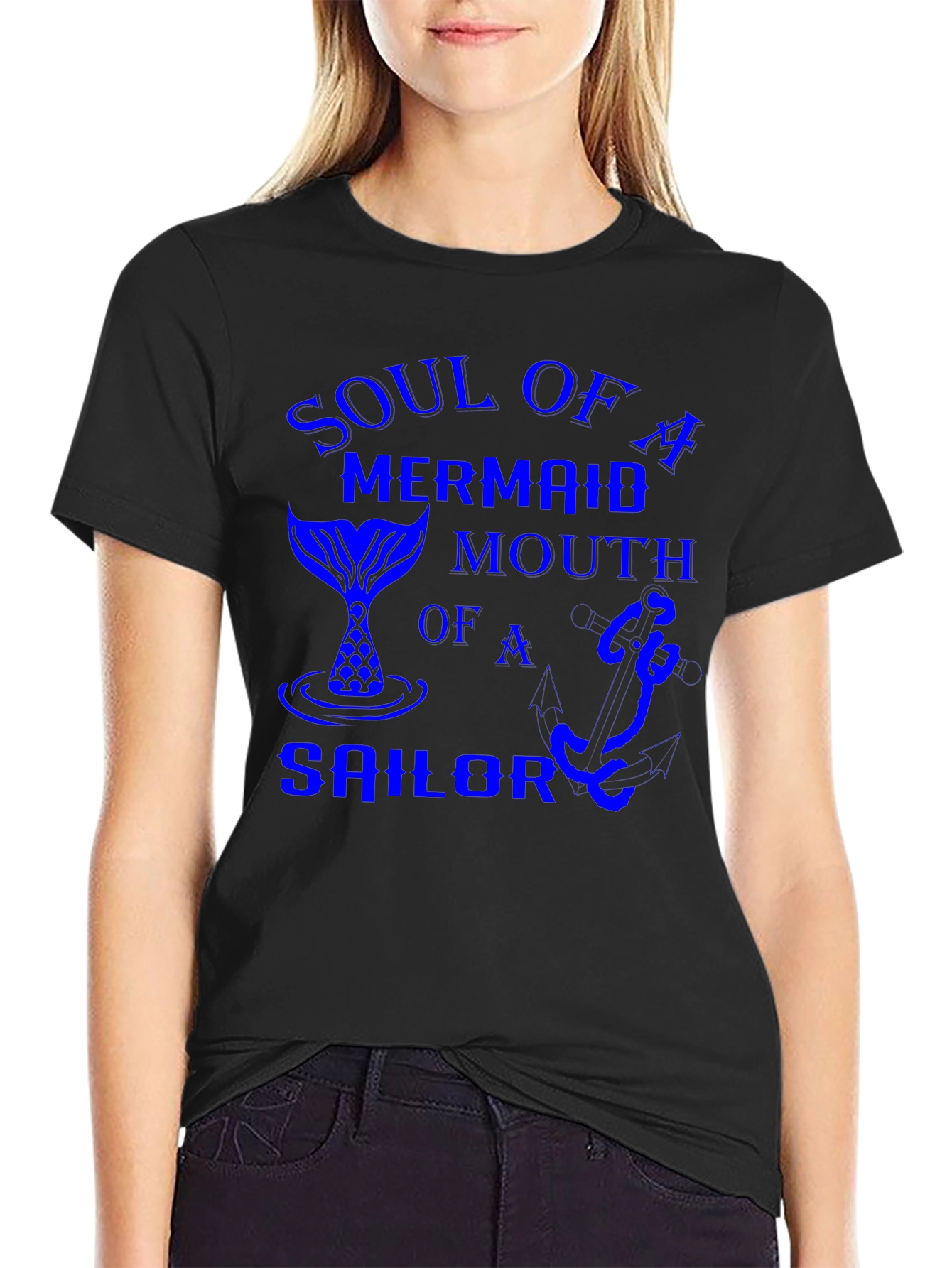 Soul of a Mermaid Mouth of a Sailor T-Shirt