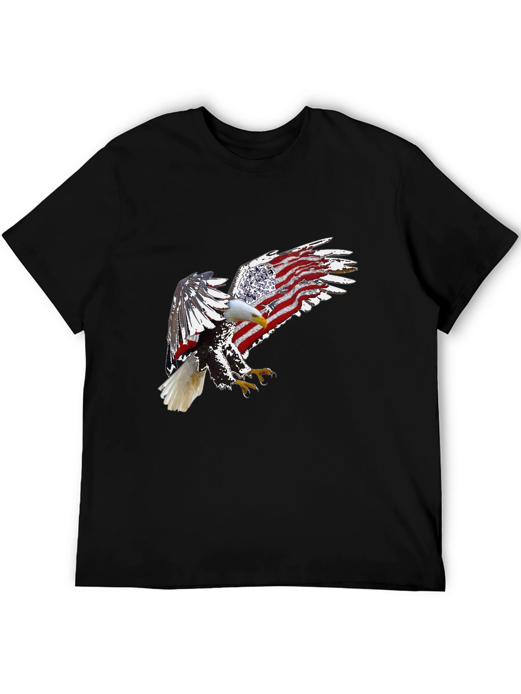 American Eagle USA Flag Patriotic T-Shirt