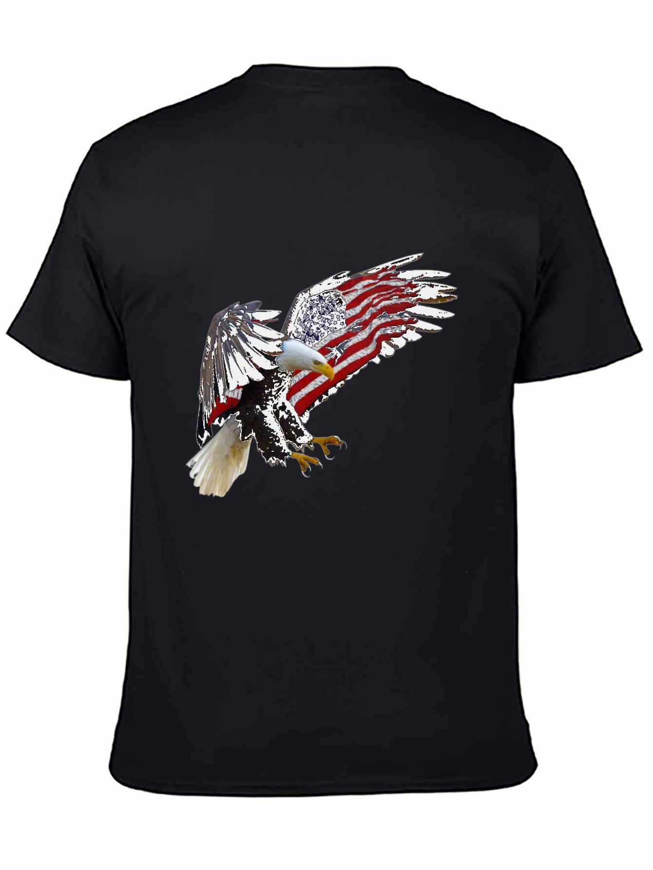 American Eagle USA Flag Patriotic T-Shirt