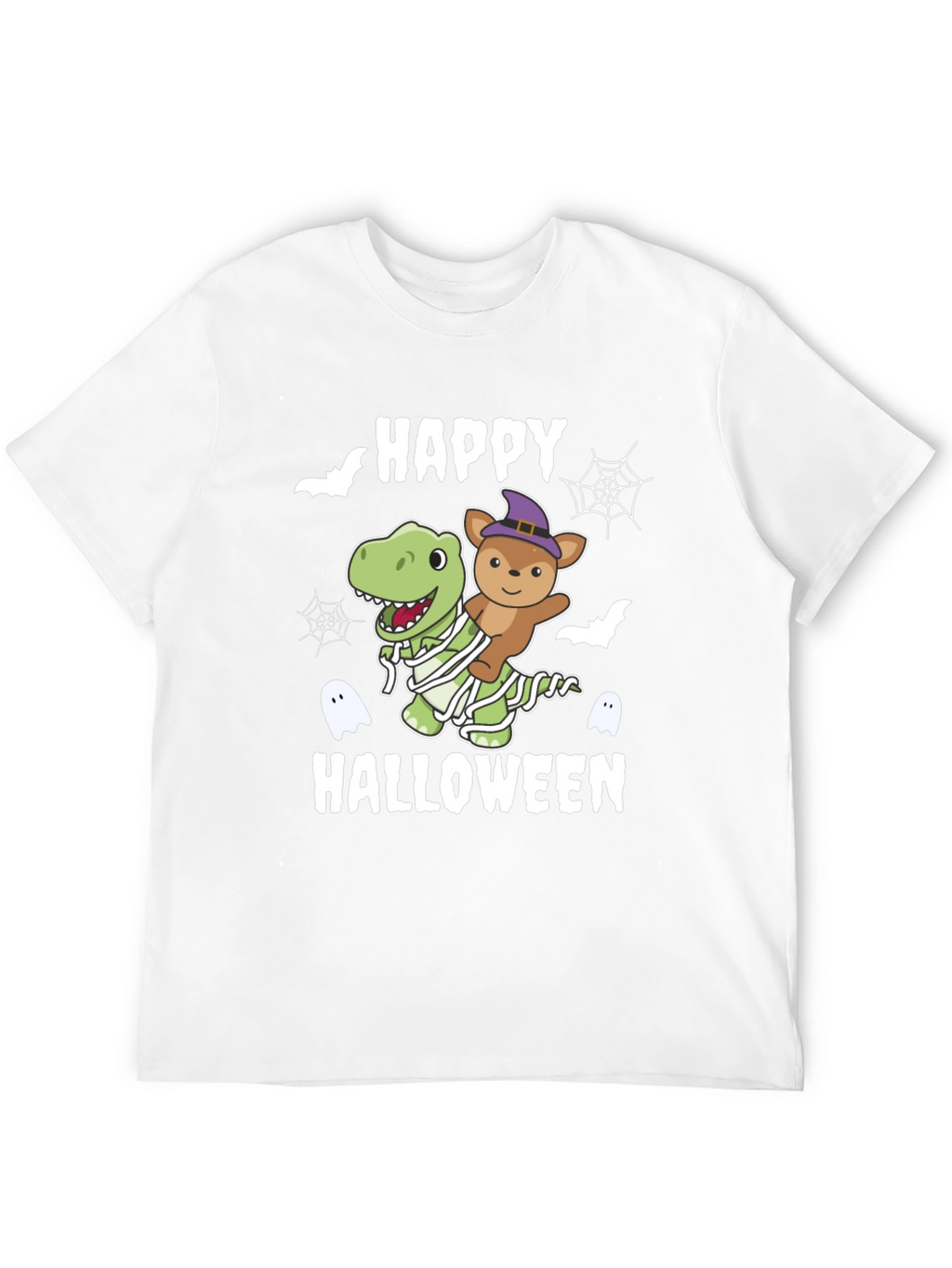 Happy Halloween Dinosaur & Teddy T-Shirt
