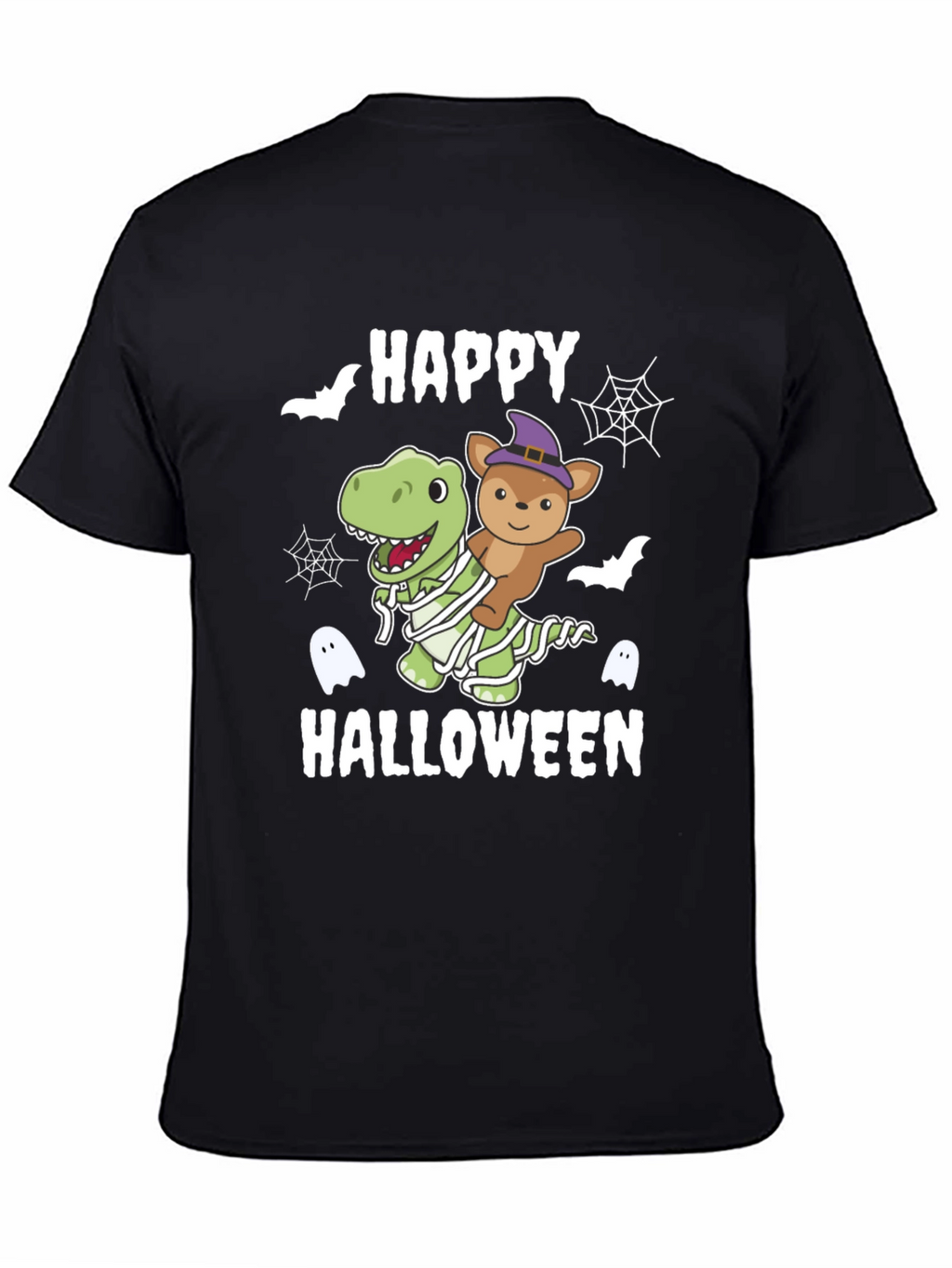 Happy Halloween Dinosaur & Teddy T-Shirt