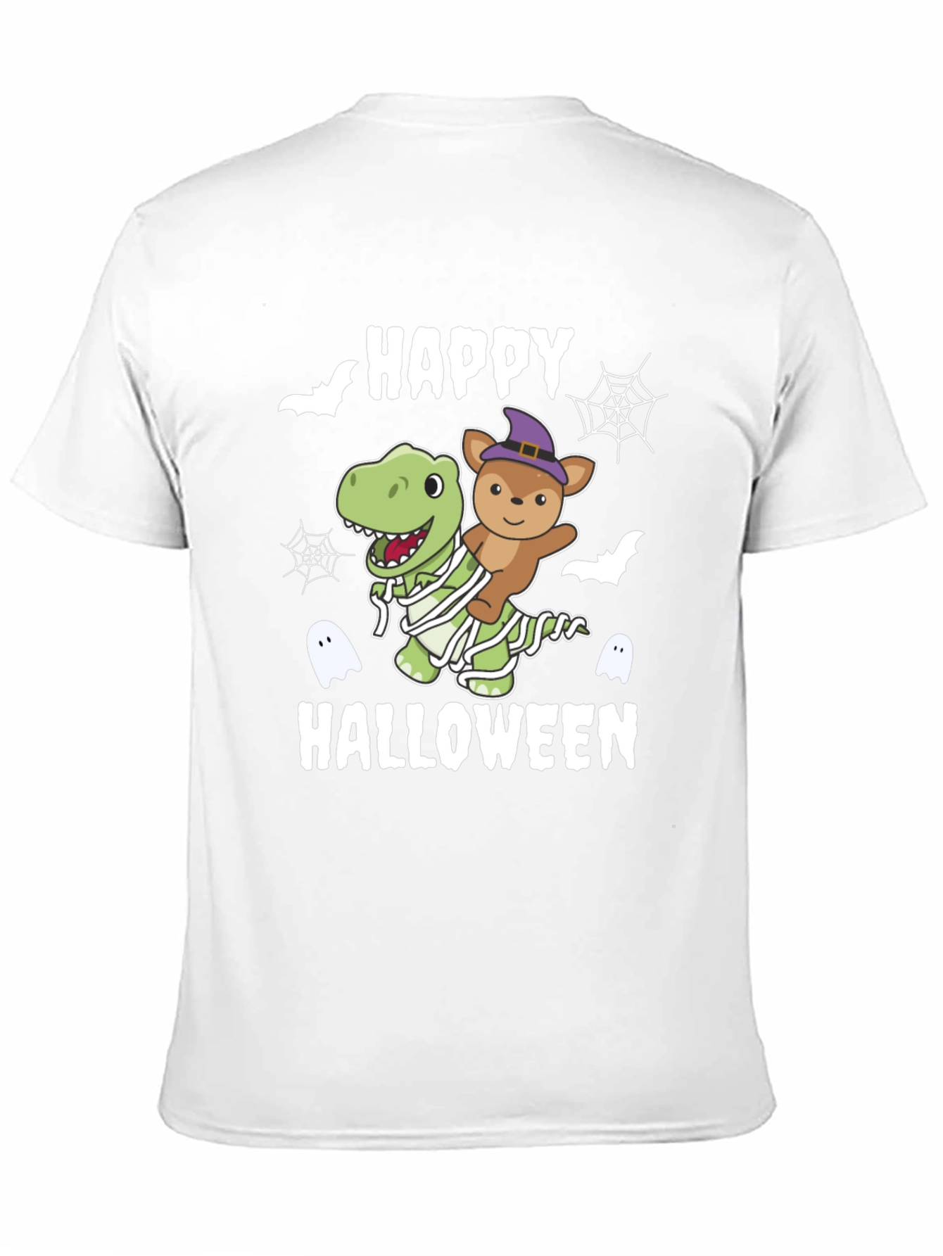 Happy Halloween Dinosaur & Teddy T-Shirt