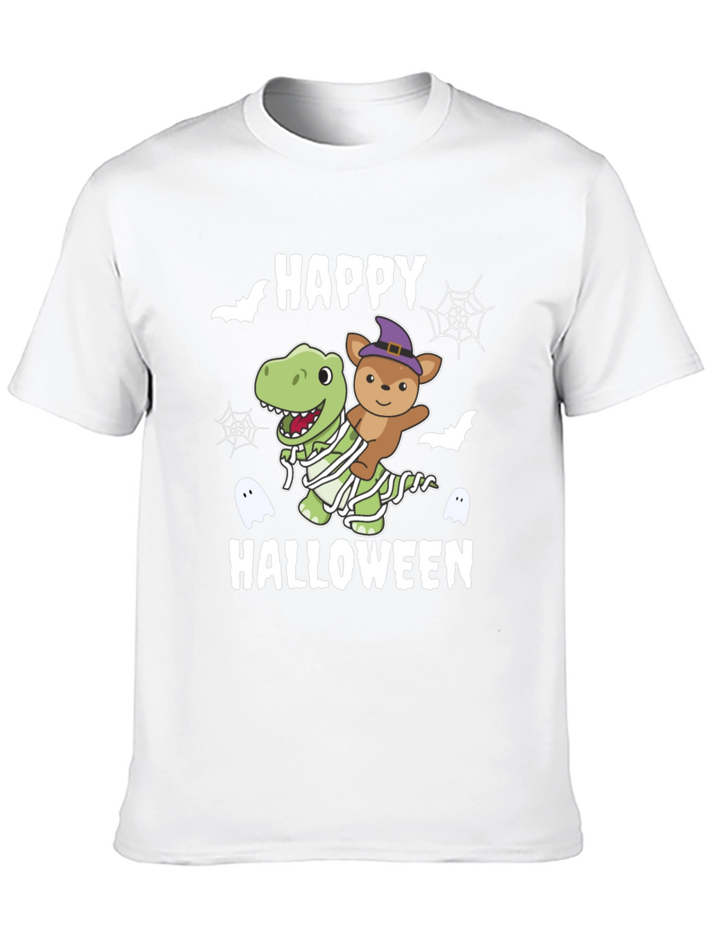 Happy Halloween Dinosaur & Teddy T-Shirt