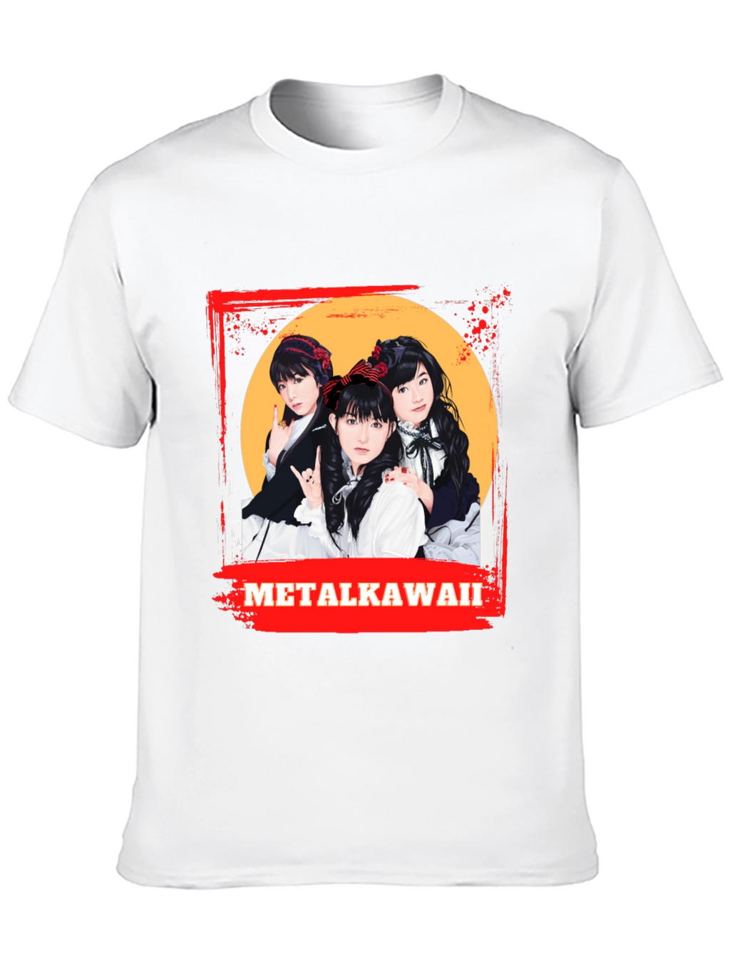 Metal Kawaii T-Shirt - Japanese Girl Band Tee