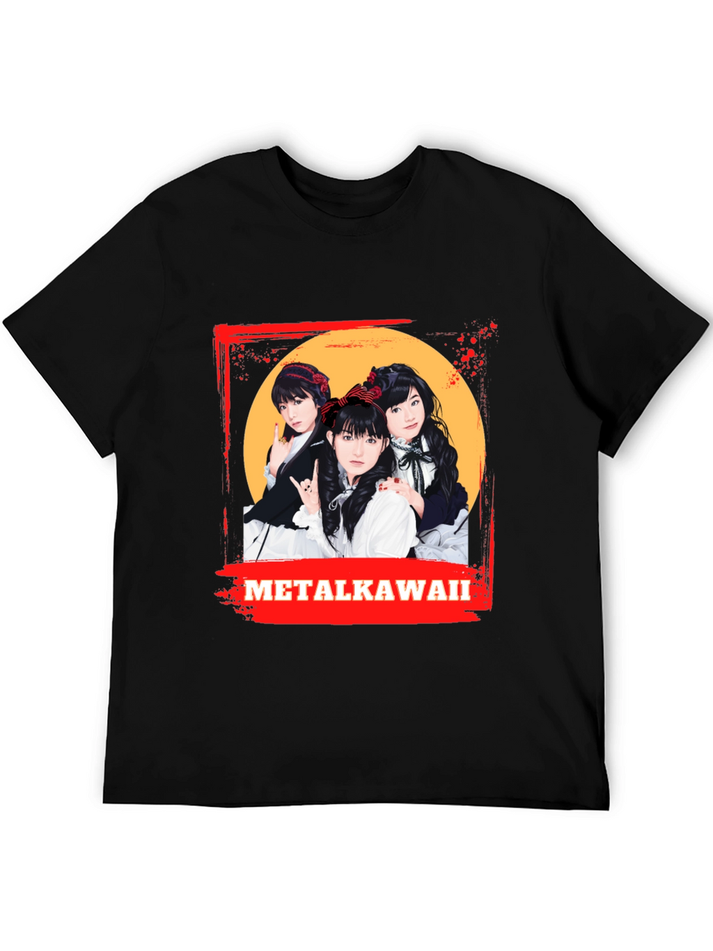 Metal Kawaii T-Shirt - Japanese Girl Band Tee
