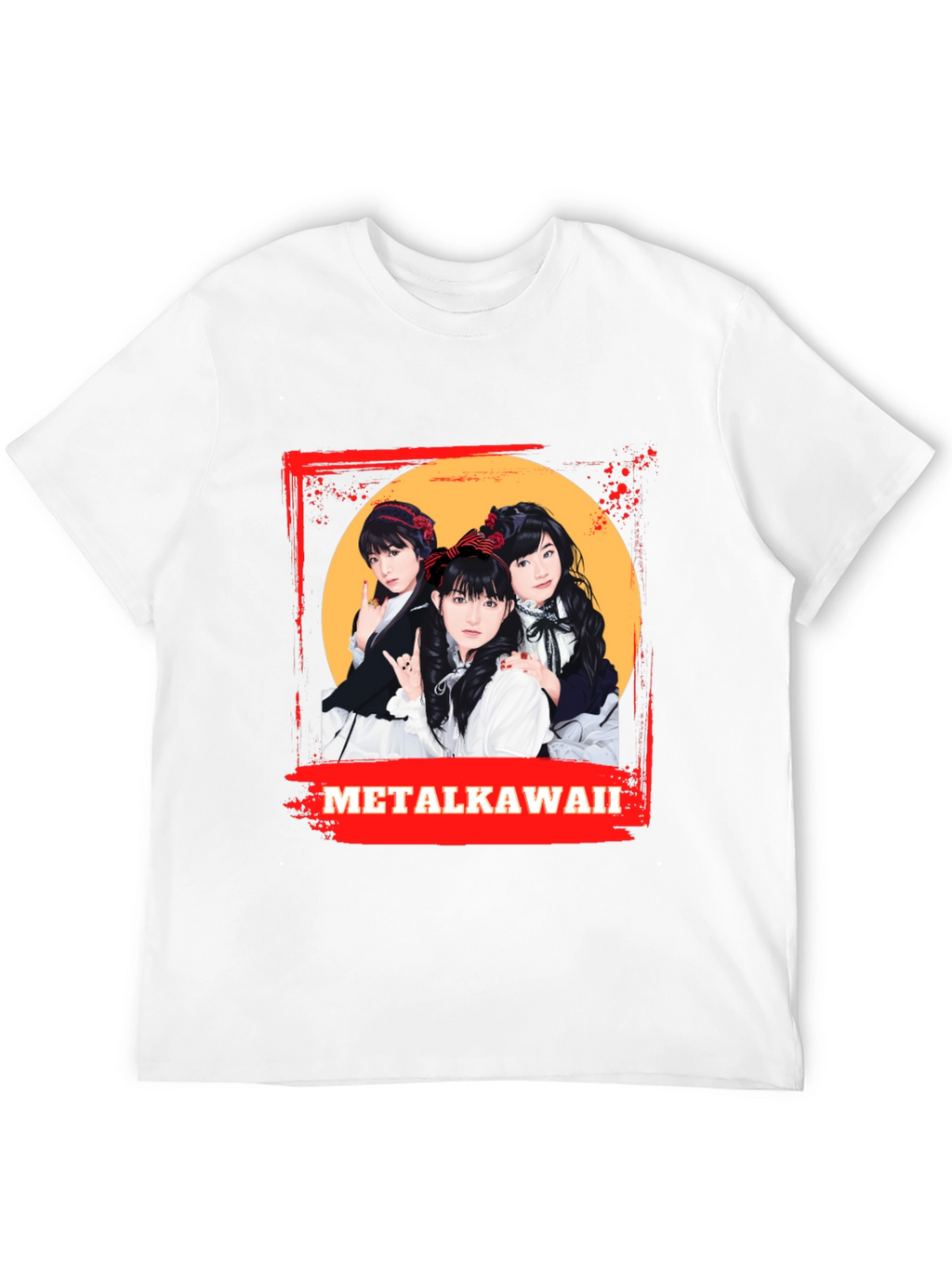 Metal Kawaii T-Shirt - Japanese Girl Band Tee
