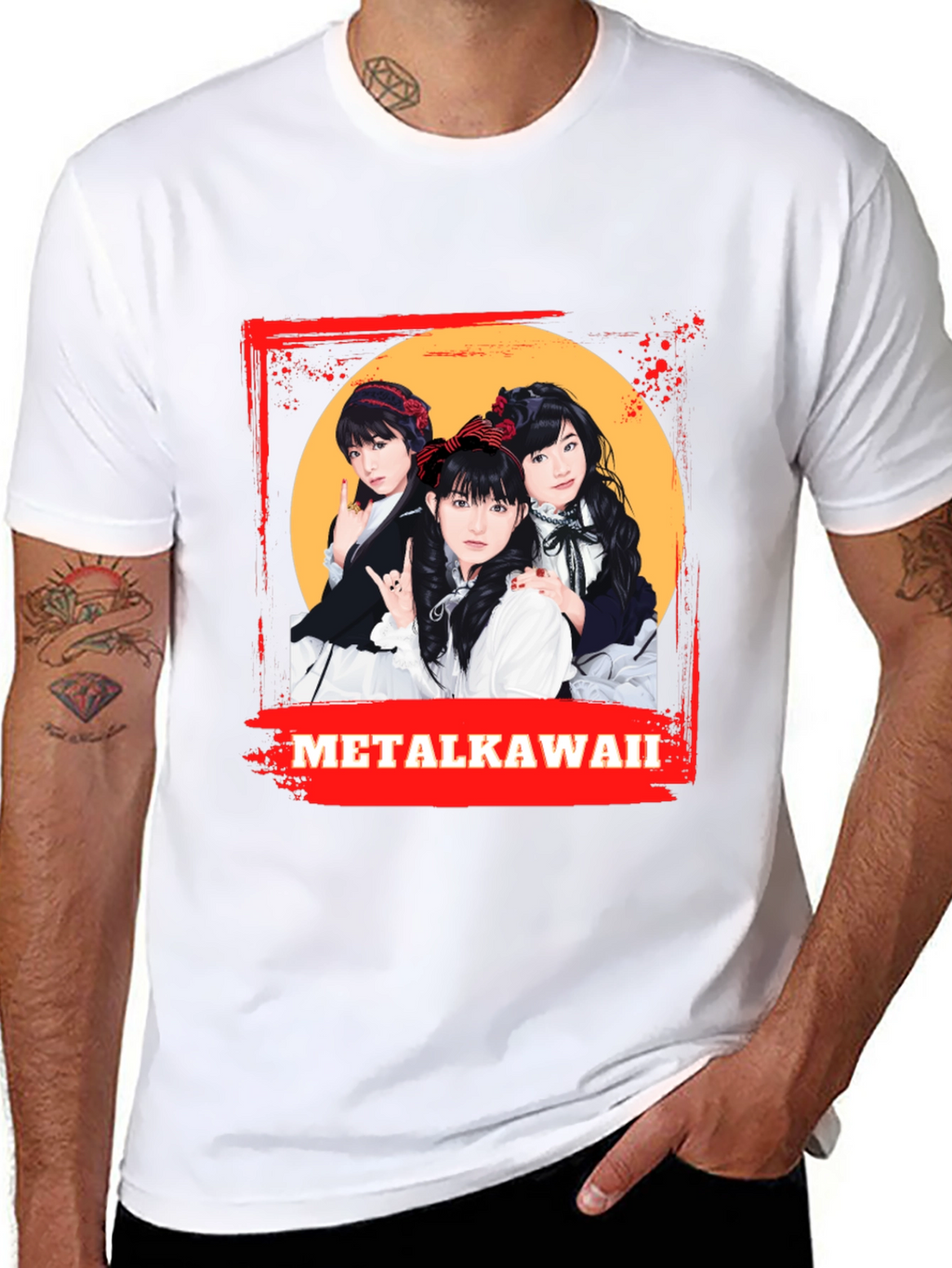 Metal Kawaii T-Shirt - Japanese Girl Band Tee