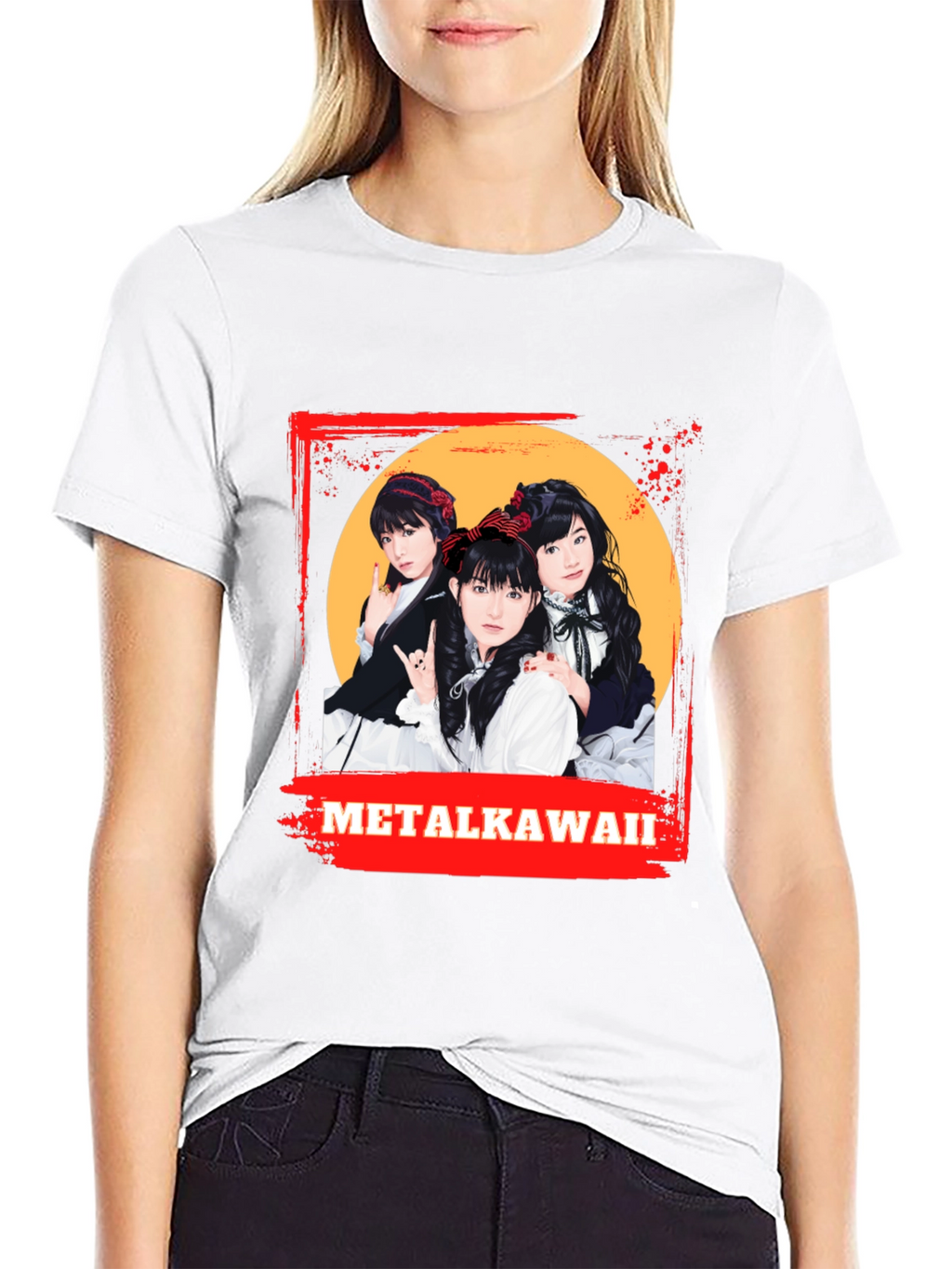 Metal Kawaii T-Shirt - Japanese Girl Band Tee