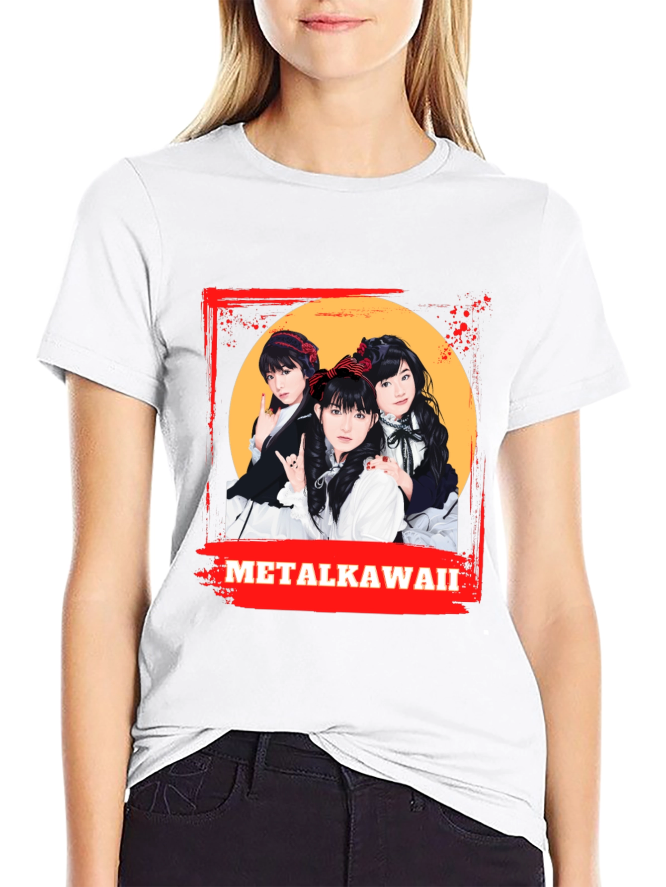 Metal Kawaii T-Shirt - Japanese Girl Band Tee