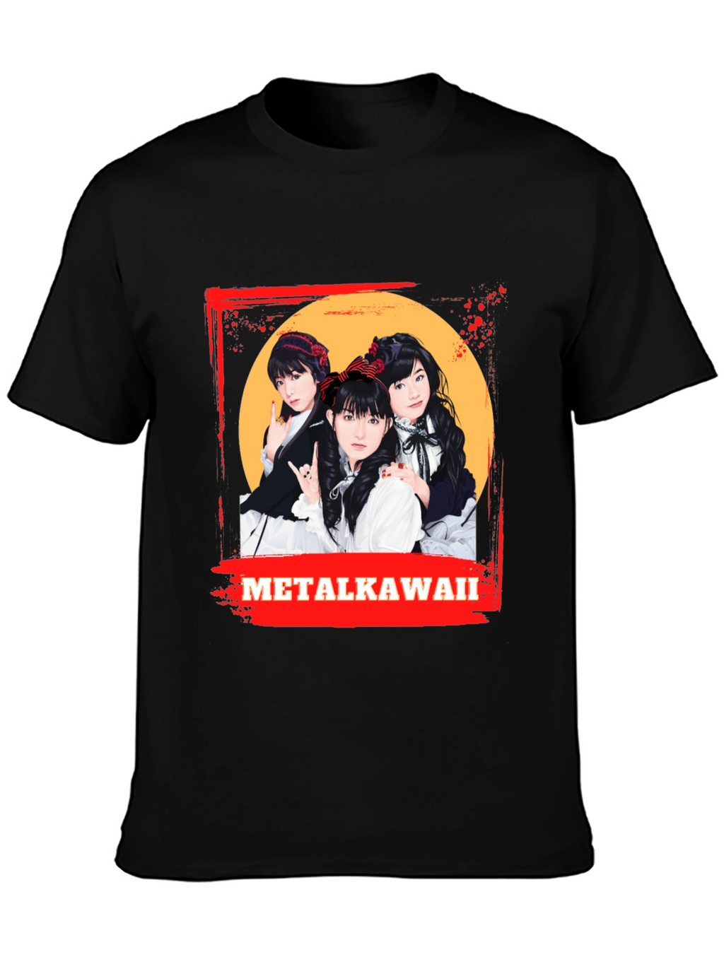 Metal Kawaii T-Shirt - Japanese Girl Band Tee