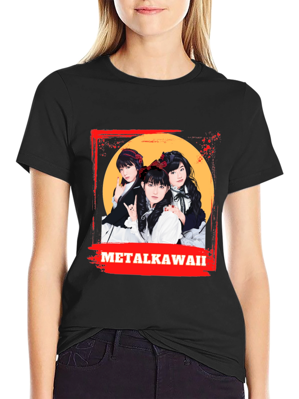 Metal Kawaii T-Shirt - Japanese Girl Band Tee