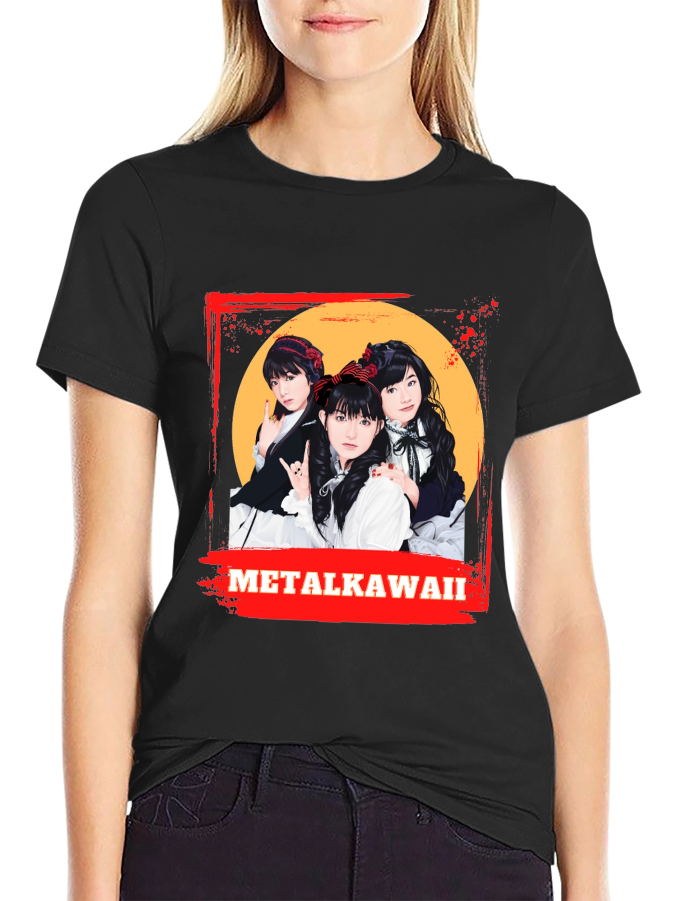 Metal Kawaii T-Shirt - Japanese Girl Band Tee