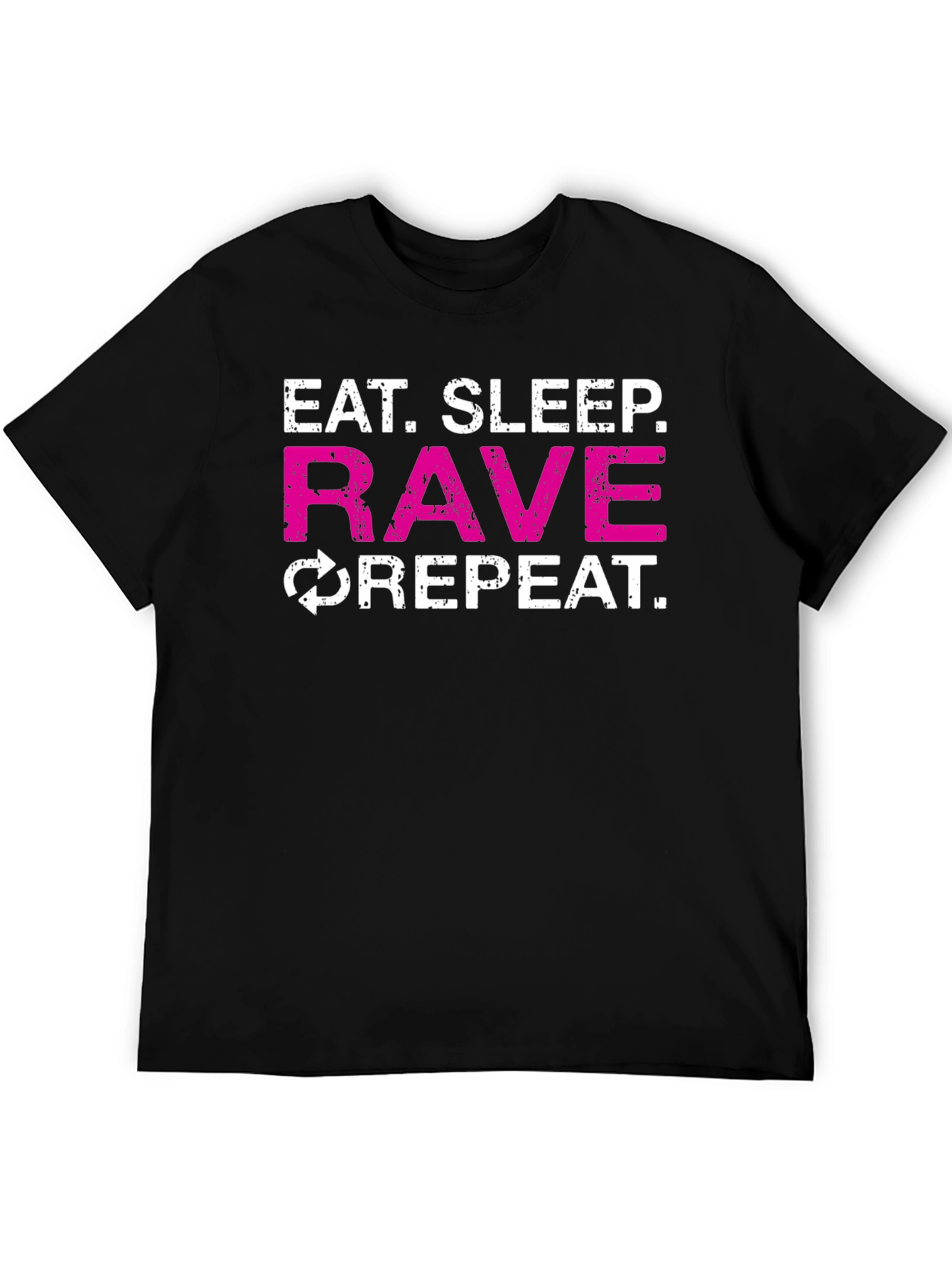 Eat Sleep Rave Repeat Graphic Tee