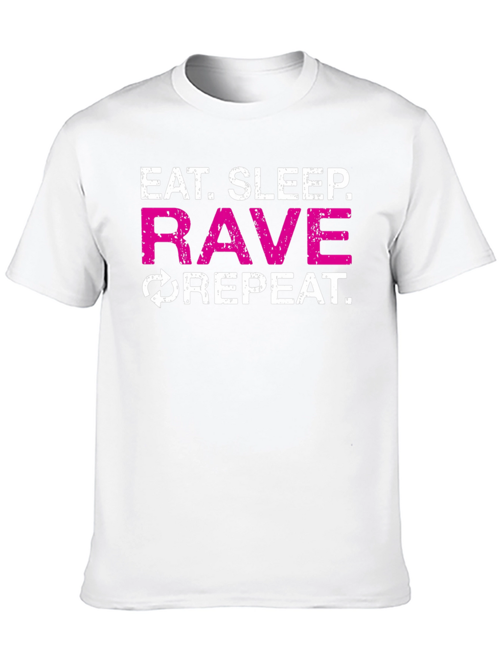 Eat Sleep Rave Repeat Graphic Tee