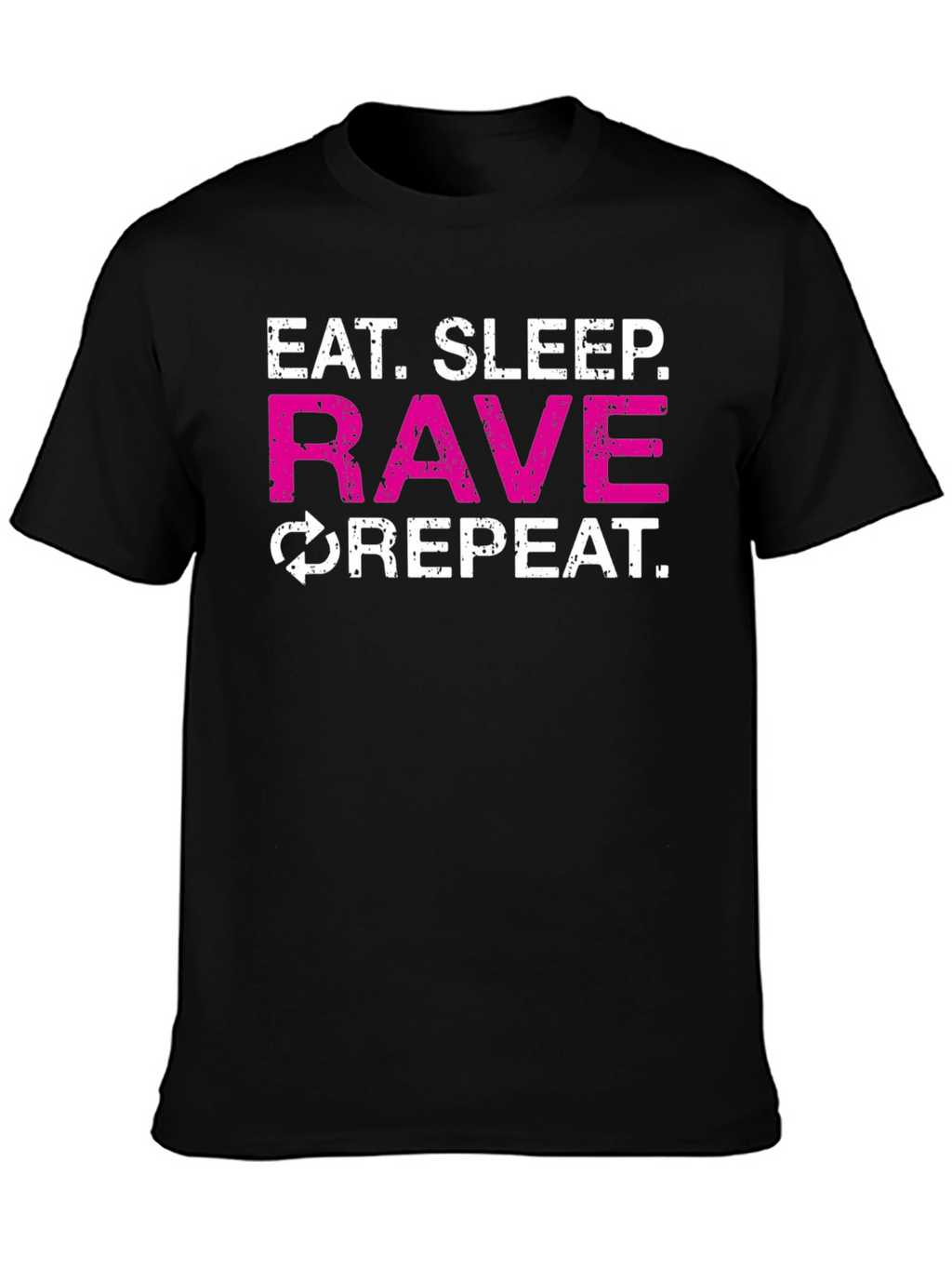 Eat Sleep Rave Repeat Graphic Tee