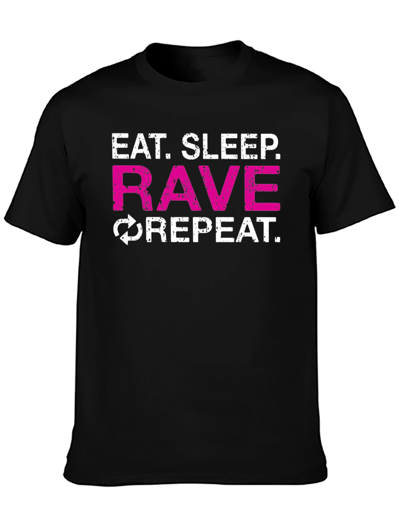 Eat Sleep Rave Repeat Graphic Tee