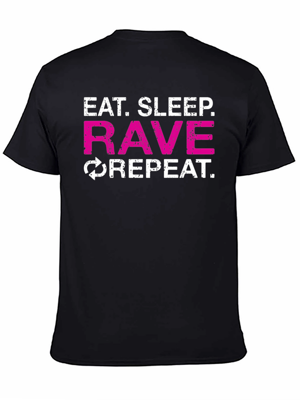 Eat Sleep Rave Repeat Graphic Tee
