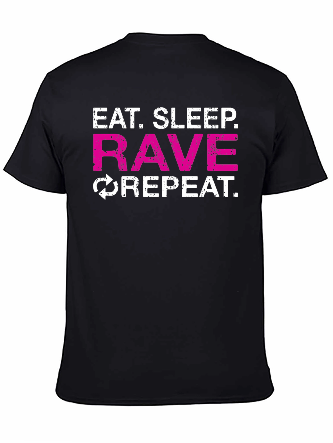 Eat Sleep Rave Repeat Graphic Tee